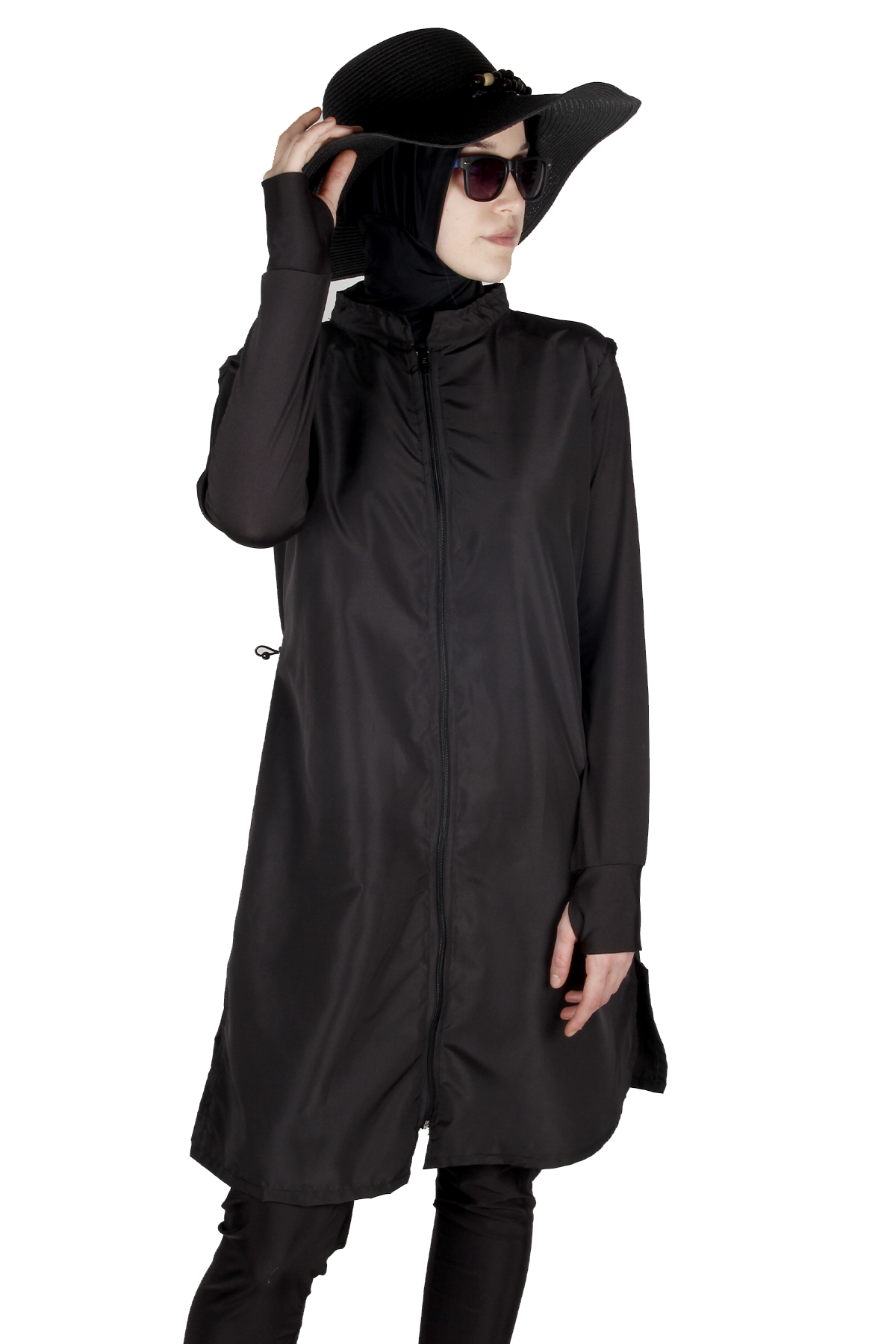 Veros VRS1036 Büyük Beden Tesettür Mayo, 3XL, 4XL, 5XL, 6XL, 7XL, 8XL