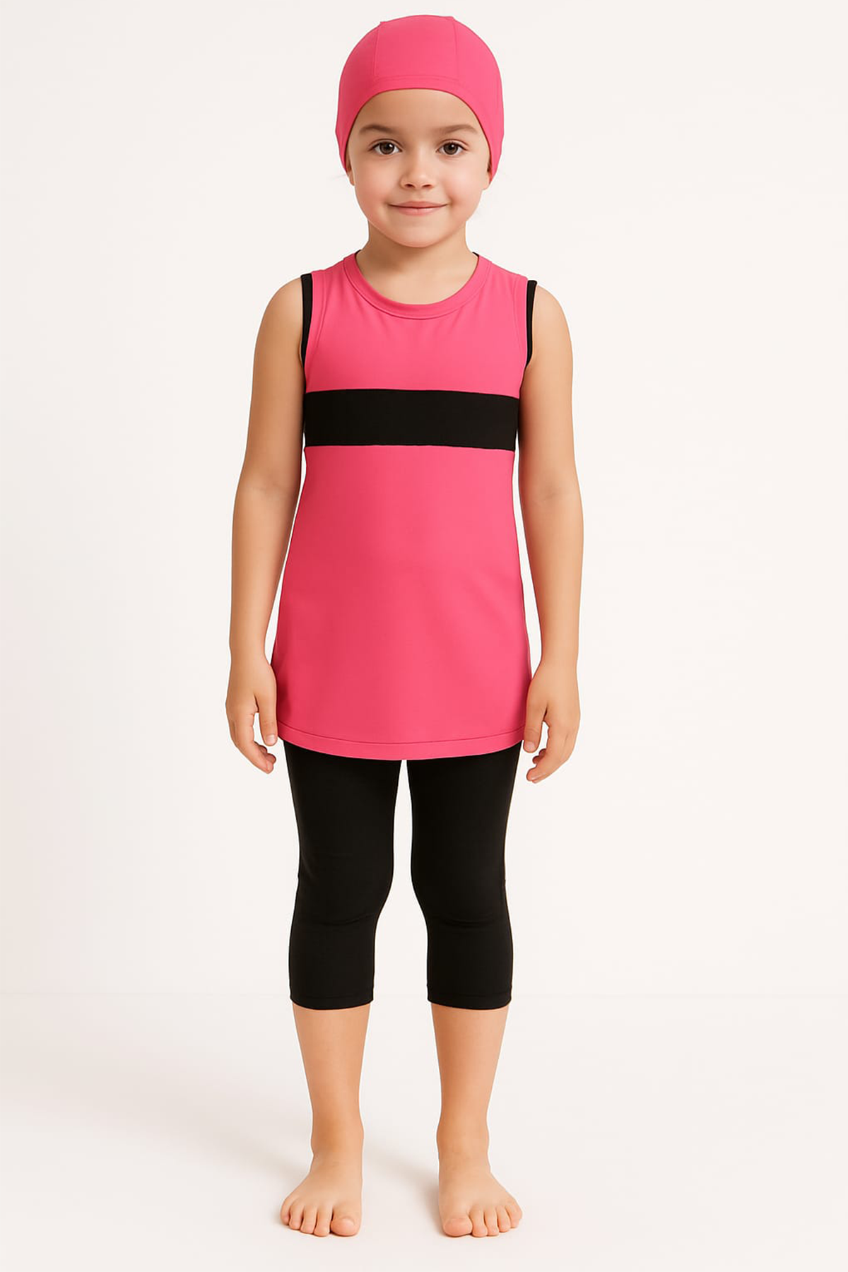 Veros VRS1145, Kız Çocuk Kısa Kollu Mayo