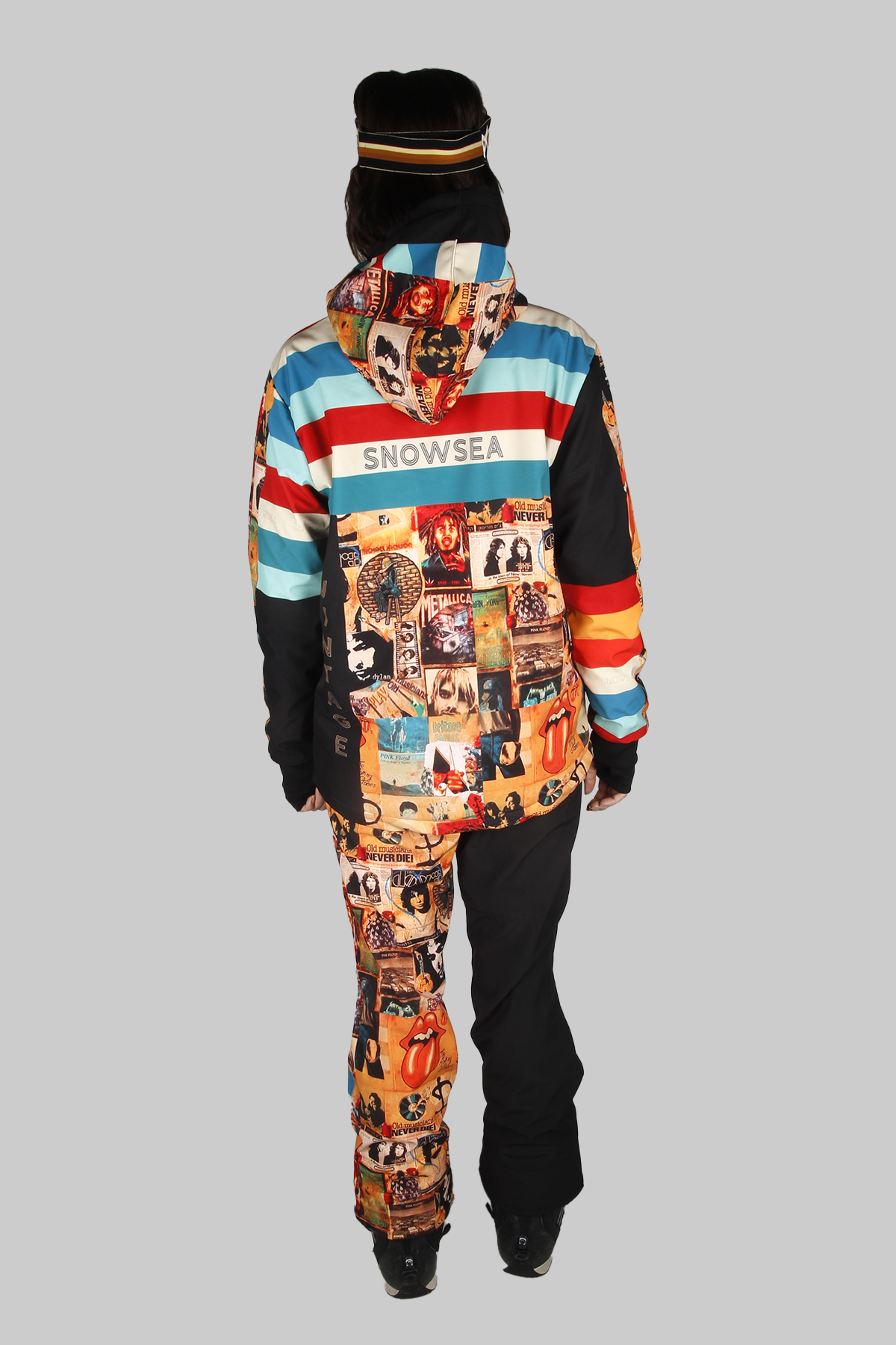 Vintage Kadın Kayak & Snowboard Mont & Pantolon Takımı