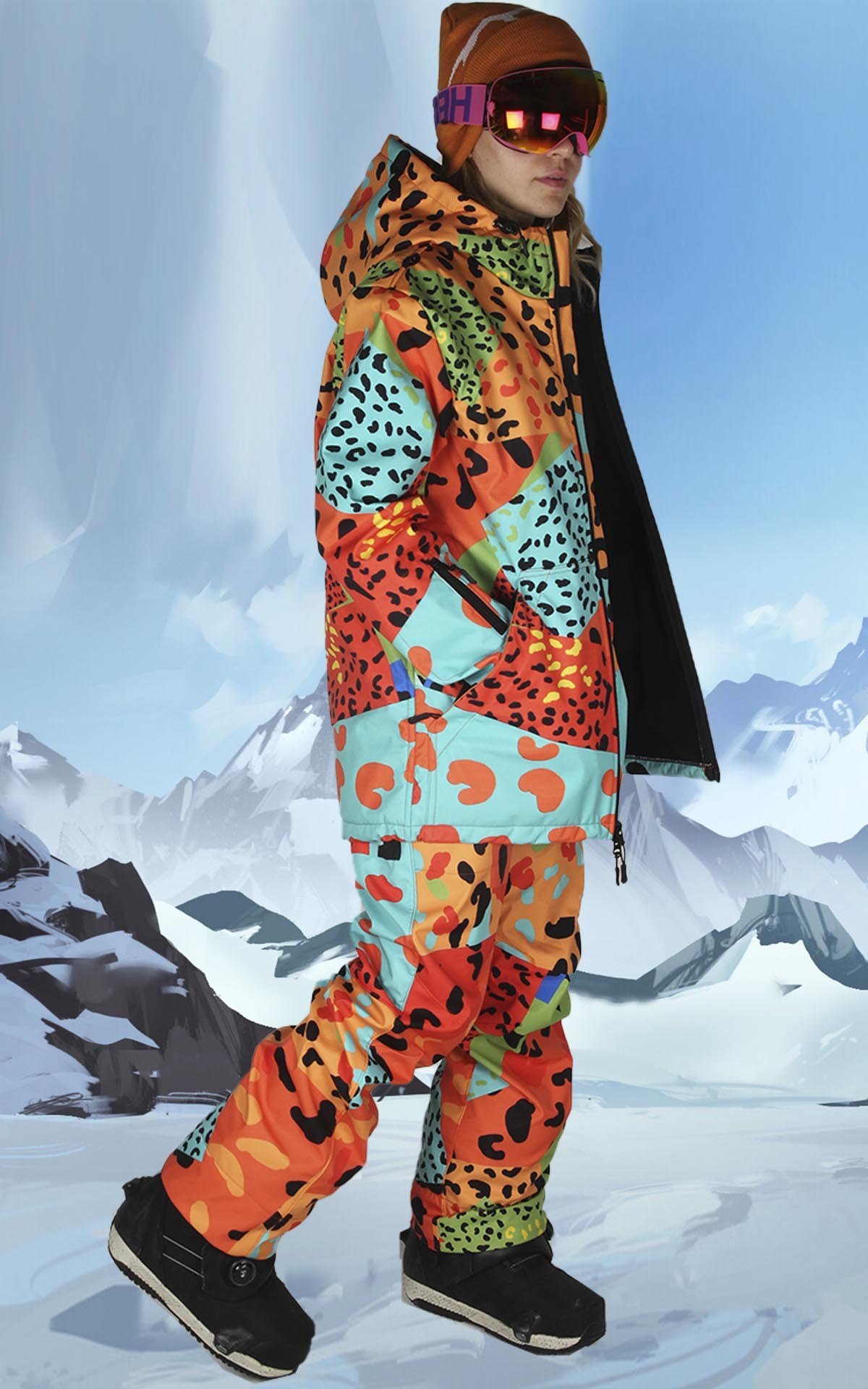 Warm Wild Kayak ve Snowboard Motnu, Snowsea SS7890 Kar Montu