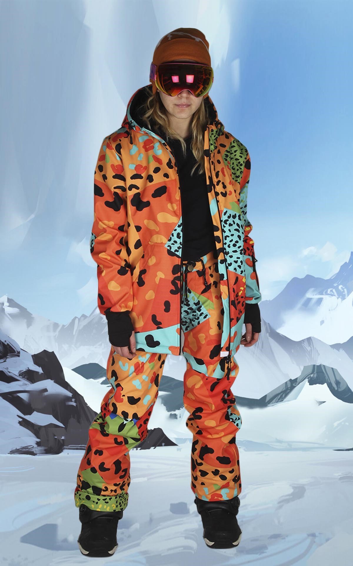 Warm Wild Kayak ve Snowboard Pantolonu, Snowsea SS7891 Kar Pantolonu