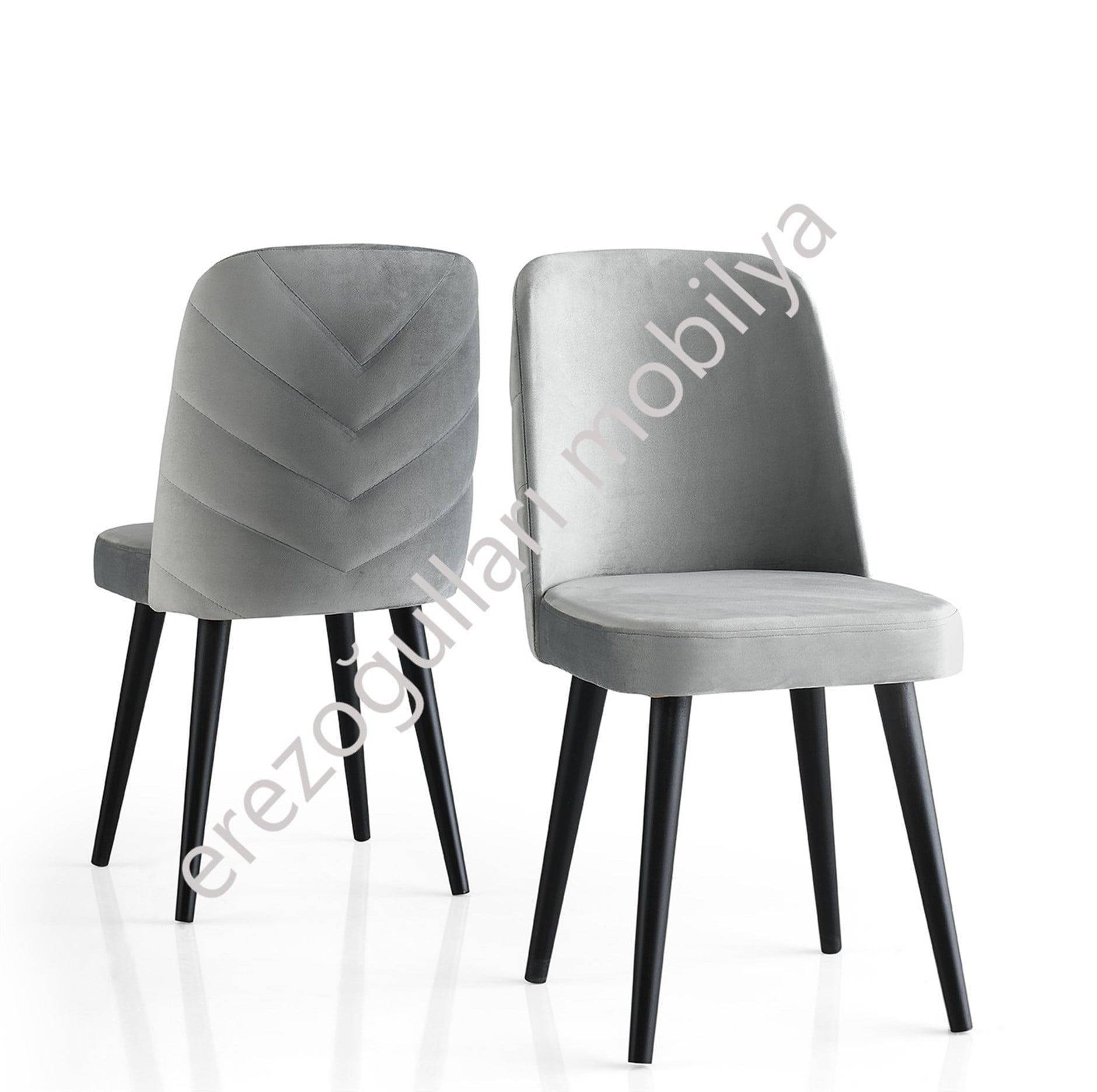  Modern Yemek Odası Mutfak Sandalyesi Venedik 2 Li Set 