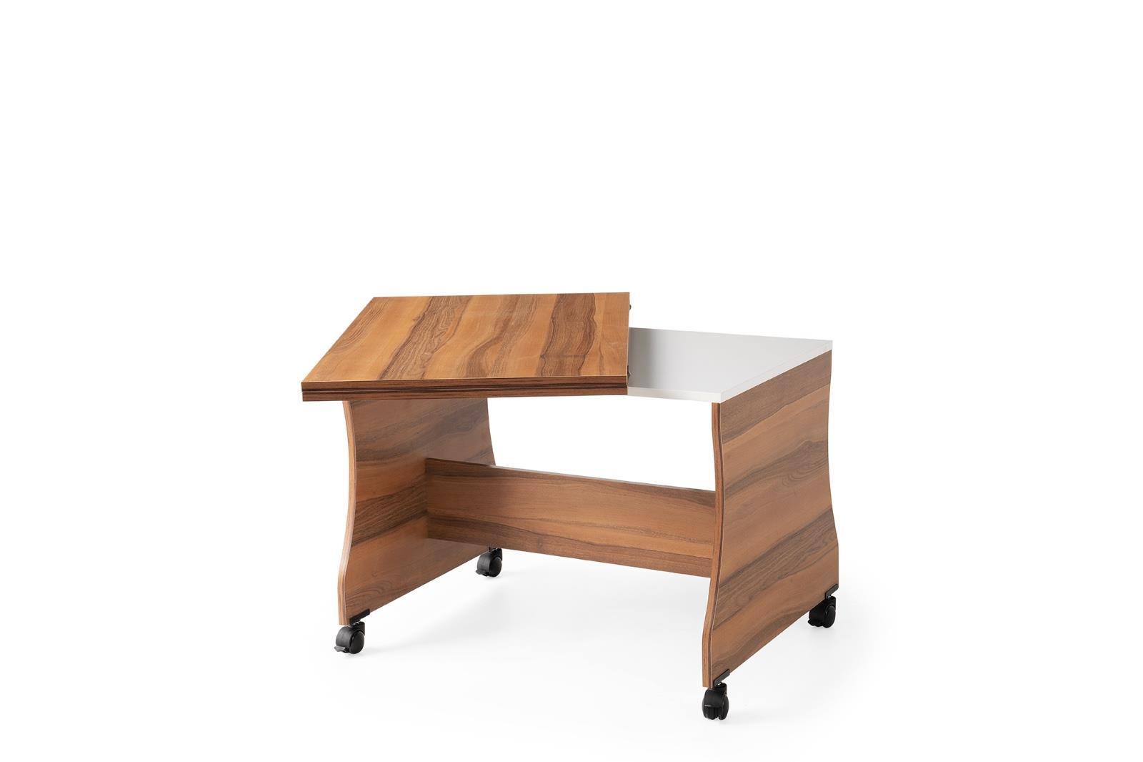 Bade Tekerlekli Açılır Orta Sehpa 60*95cm Demonte