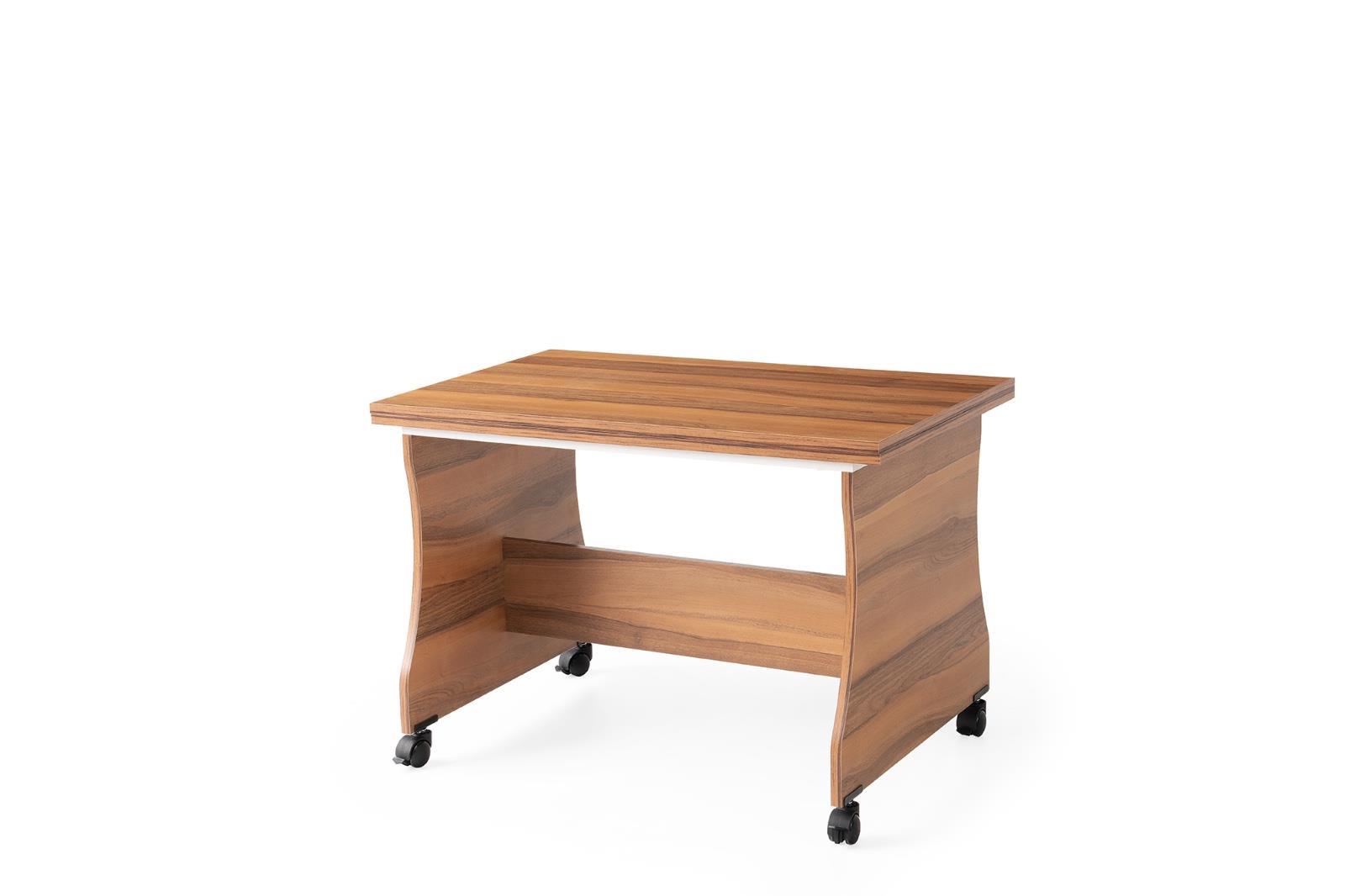 Bade Tekerlekli Açılır Orta Sehpa 60*95cm Demonte