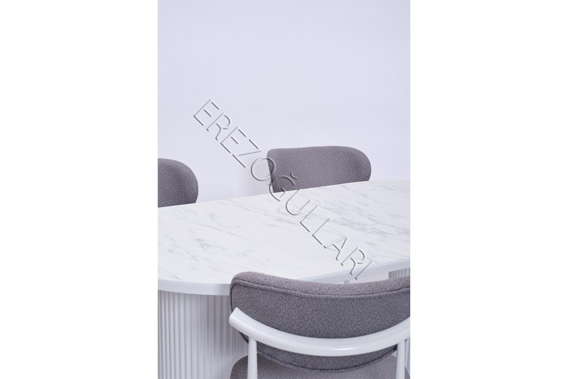 Bohem Polo Lak Panel Yemek Masa Sandalye Takımı 90x170