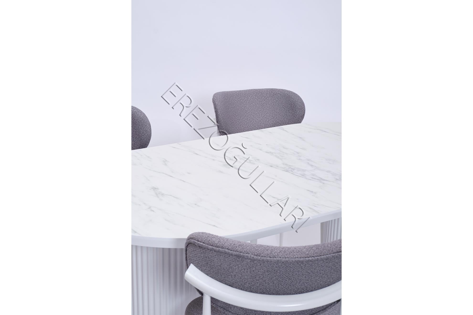 Bohem Polo Lak Panel Yemek Masa Sandalye Takımı 90x170