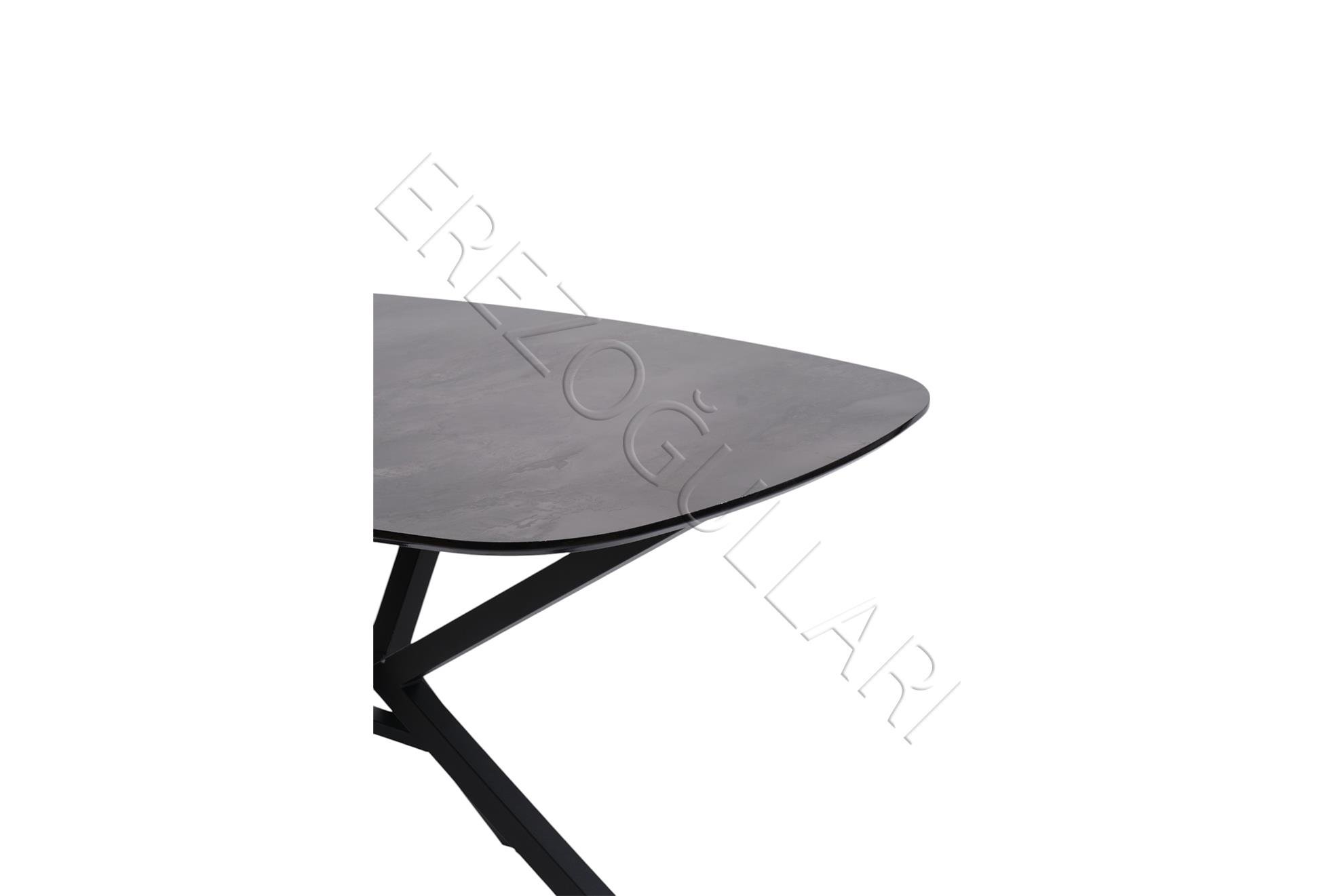 Çapraz High Gloss Yemek Masası 90*160 cm