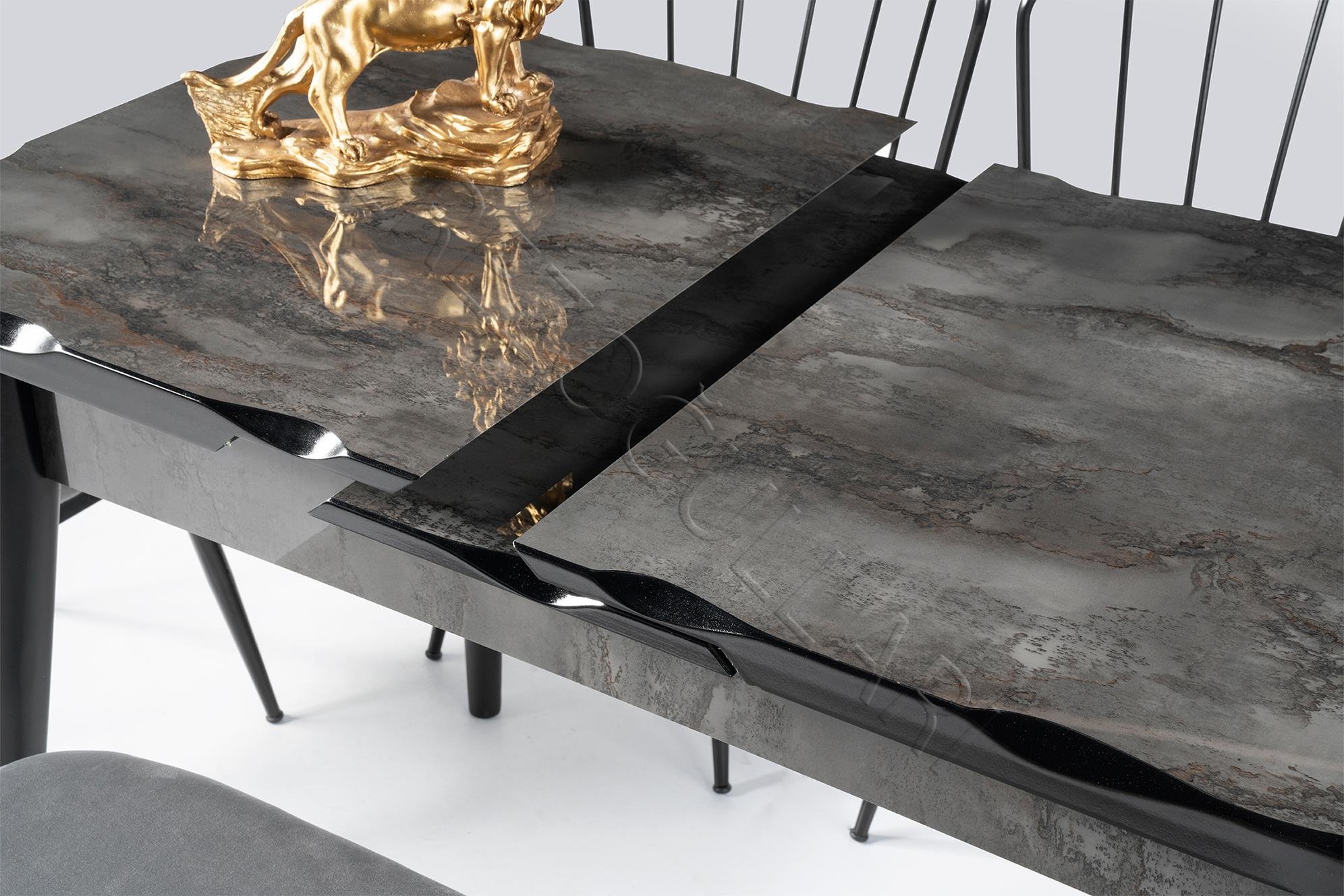 İkon Açılır MDF HighGloss Mutfak Masası 70x110