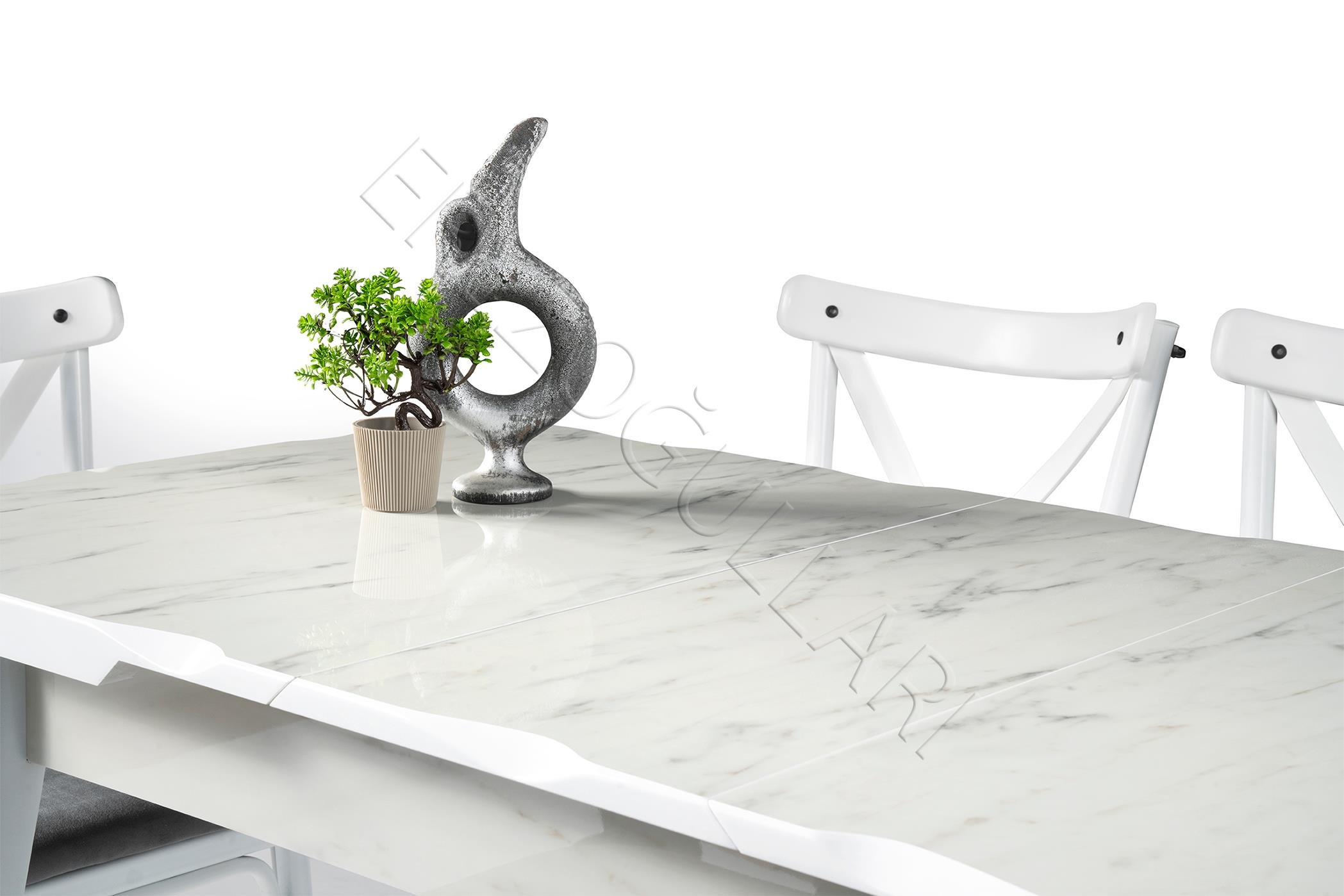 İkon Açılır MDF HighGloss Mutfak Masası 70x110