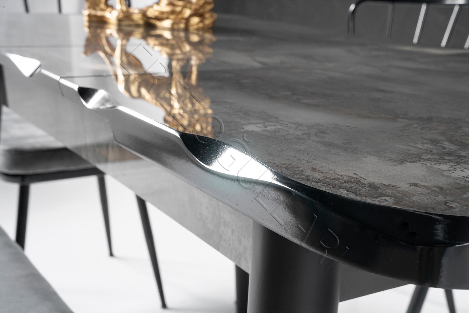 İkon Açılır MDF HighGloss Mutfak Masası 70x110