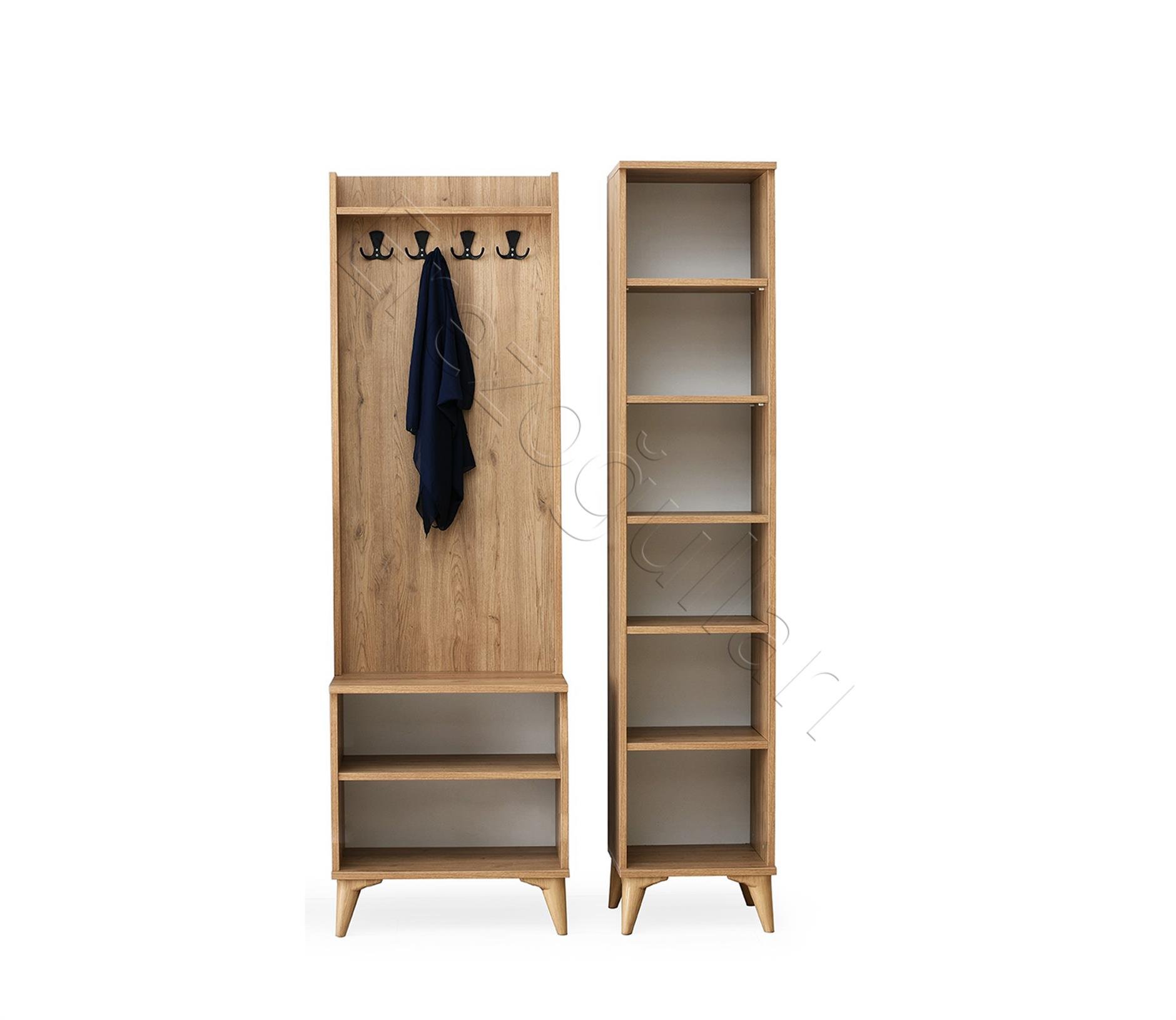Irmak Portmanto Askılık Ayakkabılık Aynalı 100x37x195