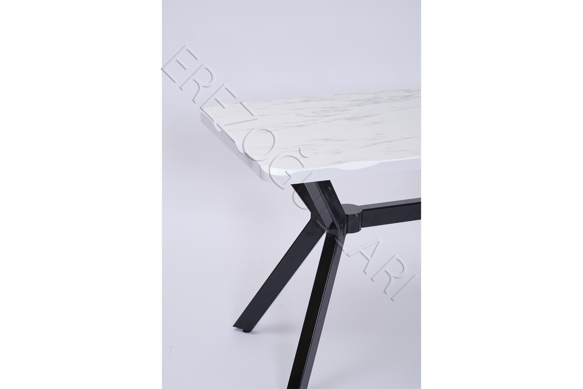 Kütük MDF Boyalı Lak Panel Mutfak Masası 70x120