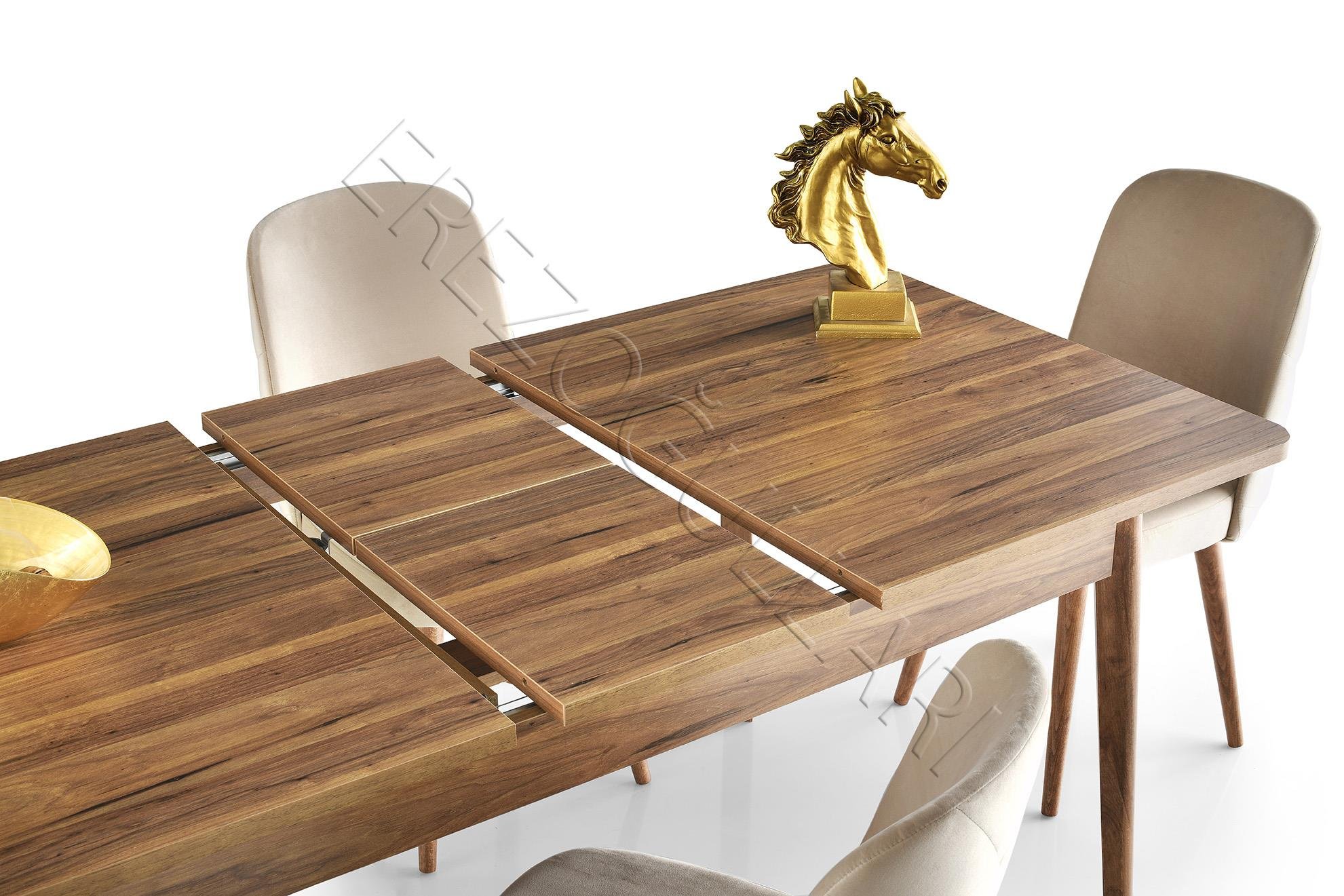 Lilyum Loft Banklı Salon Yemek Mutfak Masası 90x145