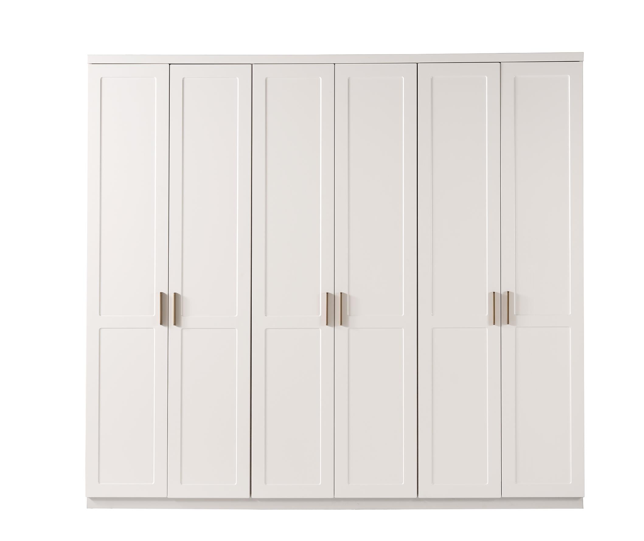Liora %100 MDF 6 Kapaklı Modern Dolap