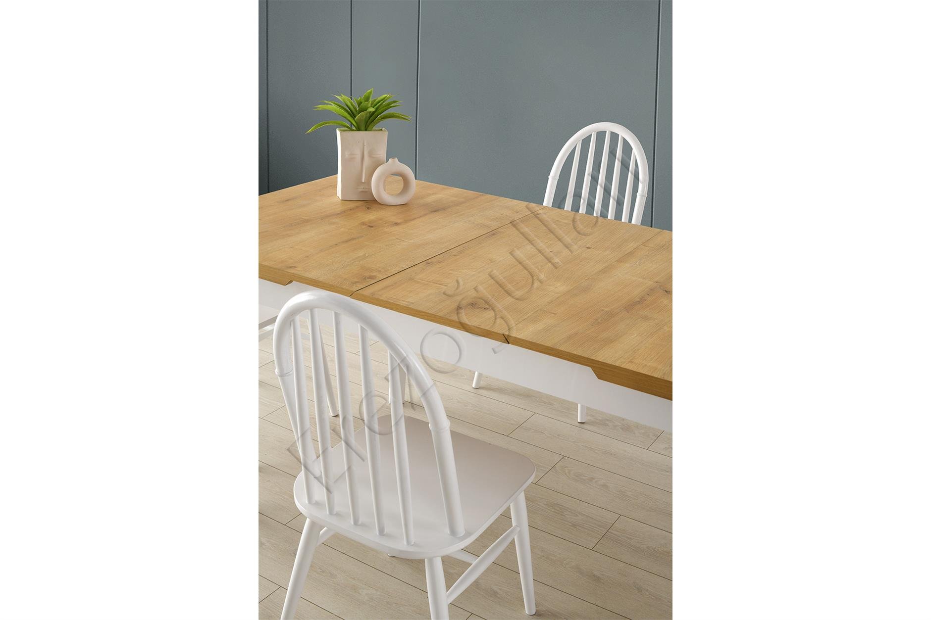 Lotus Açılır MDF Yemek Mutfak Masası 90x145cm
