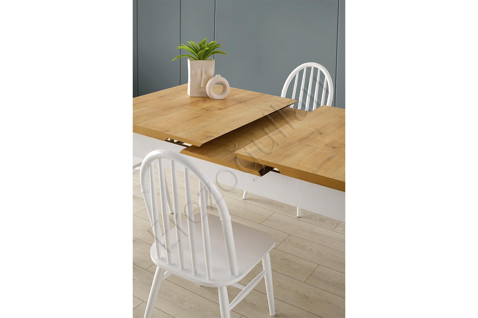 Lotus Açılır MDF Yemek Mutfak Masası 90x145cm