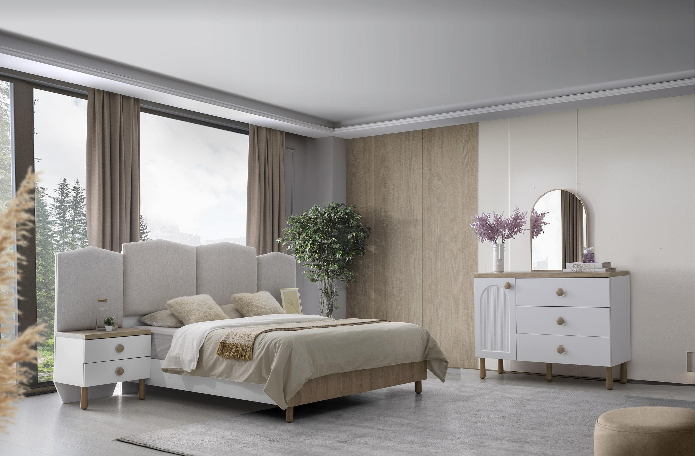 Majör MEMBRAN 6 Kapaklı Modern Yatak Odası Takımı Bazalı