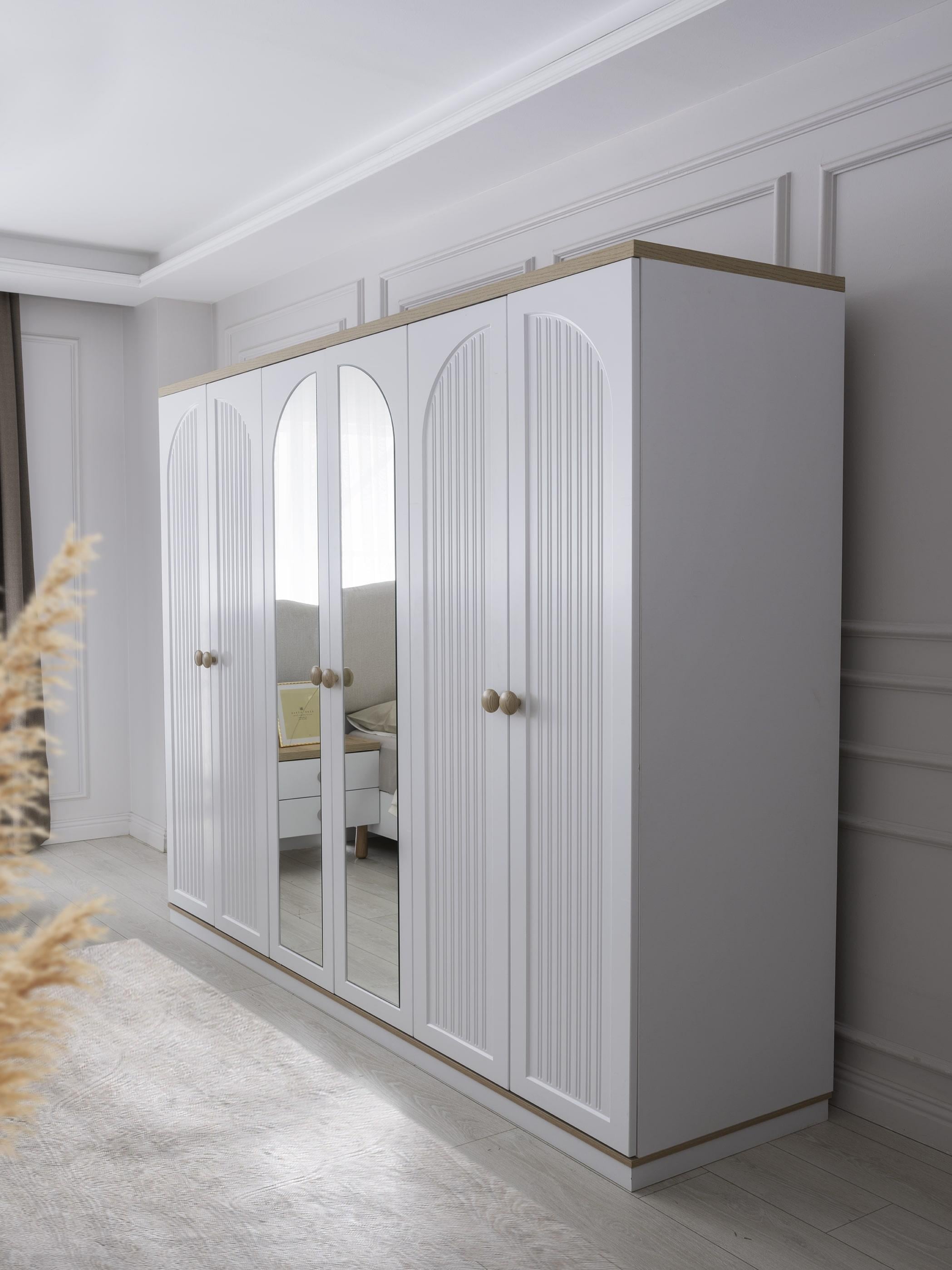 Majör MEMBRAN 6 Kapaklı Modern Yatak Odası Takımı Bazalı