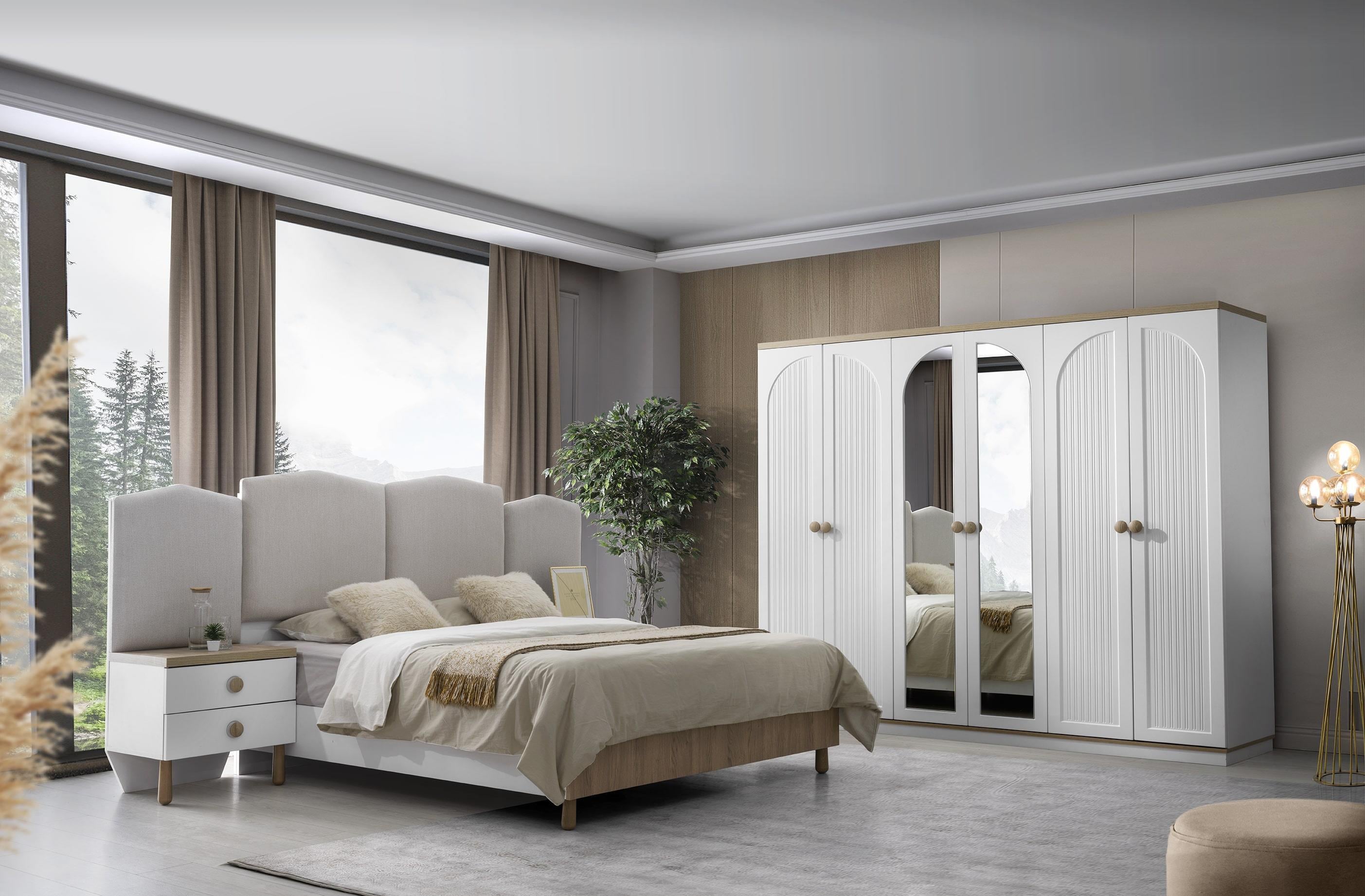 Majör MEMBRAN 6 Kapaklı Modern Yatak Odası Takımı Bazalı