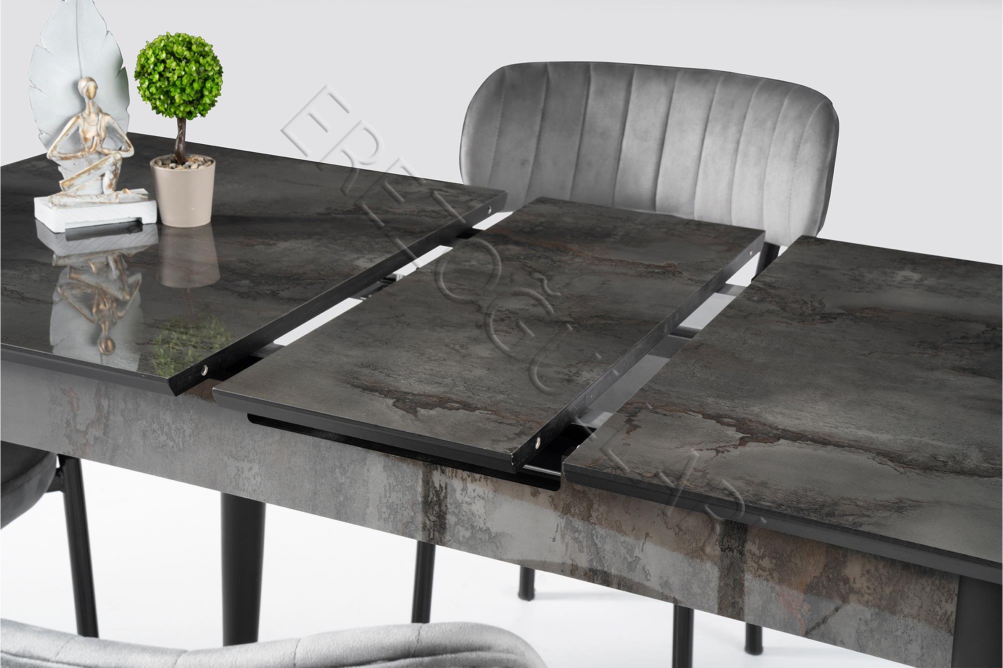Melisa MDF HighGloss Açılır Mutfak Masası 60x100