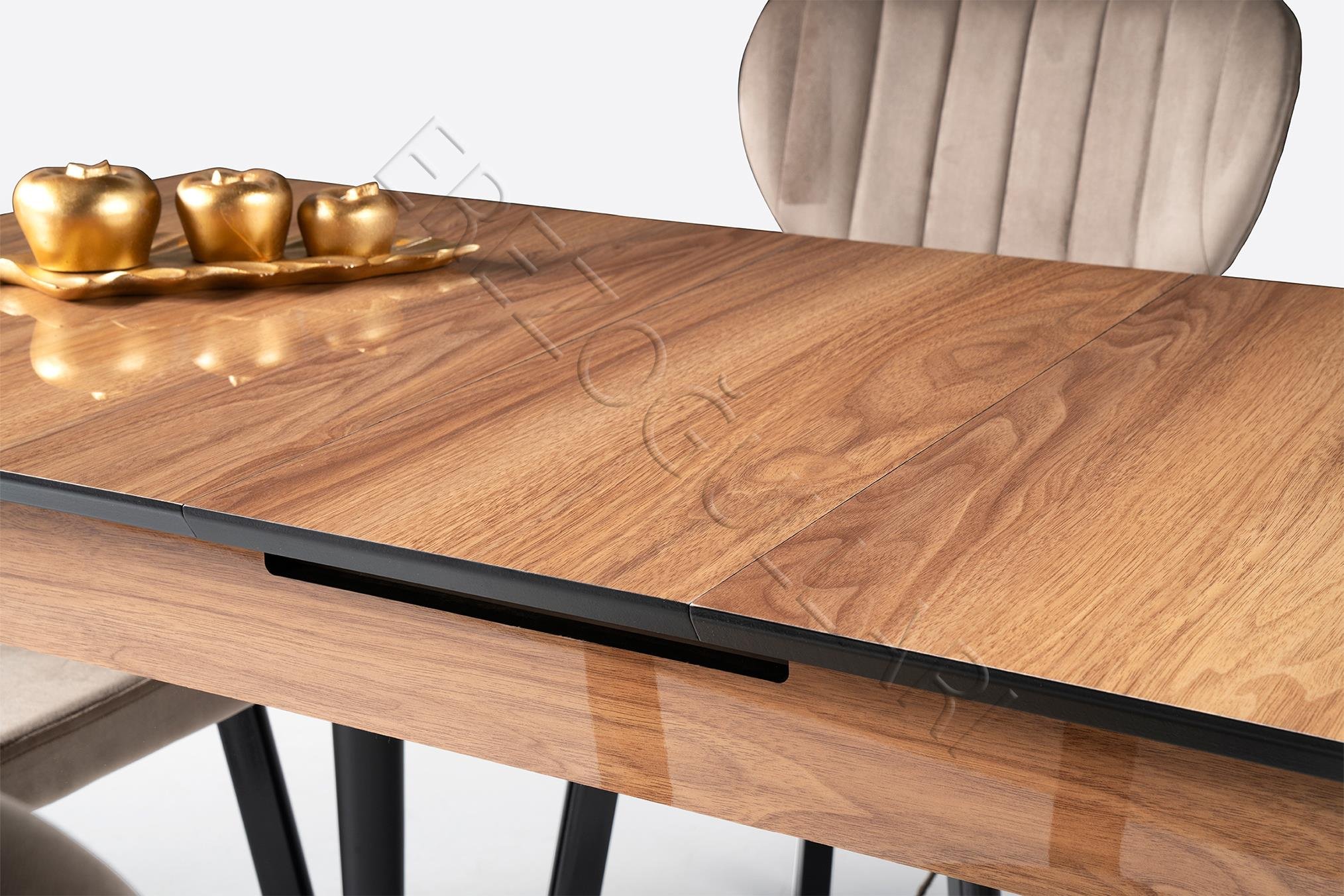 Melisa Star MDF Açılır Mutfak Masa Takımı 60x100