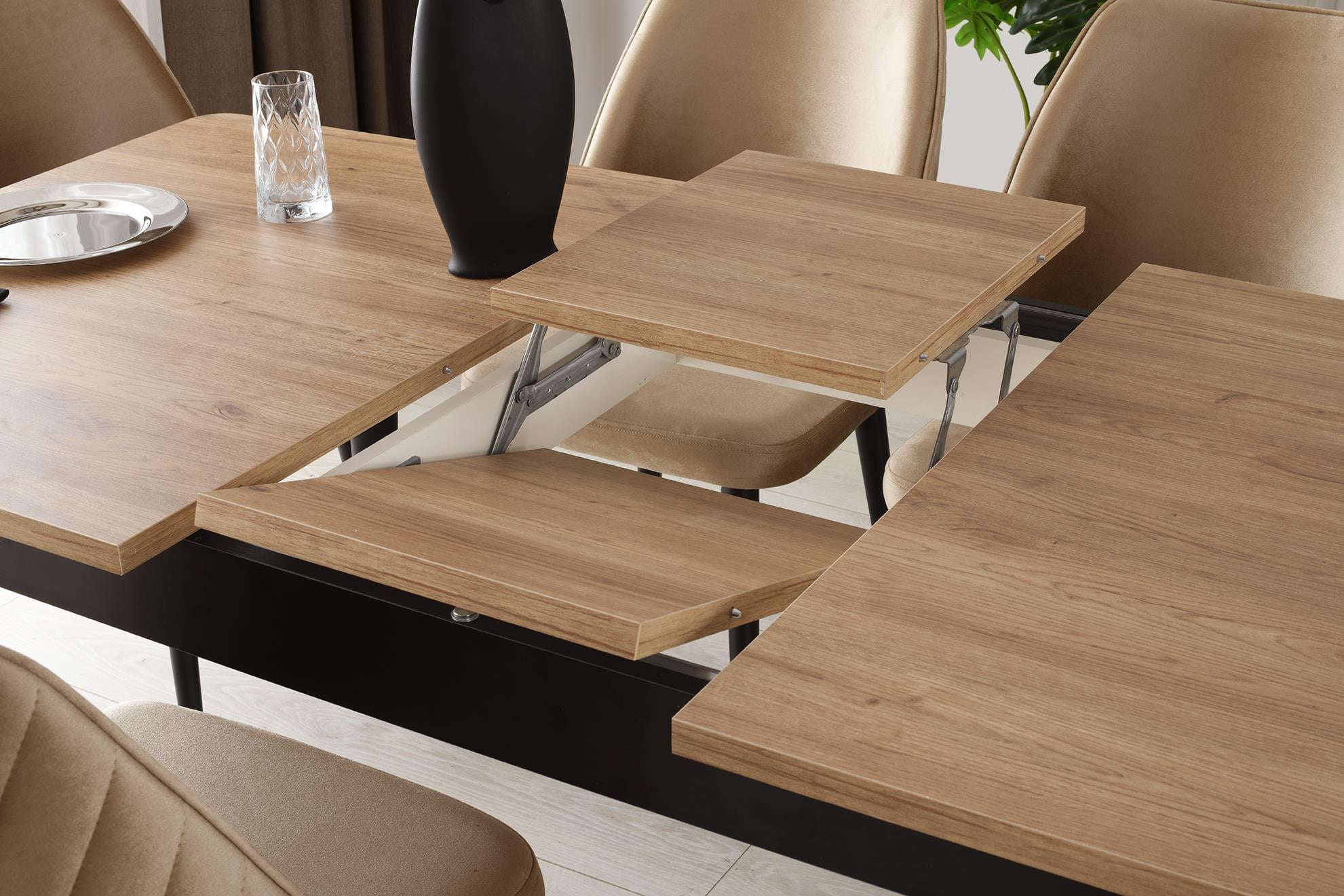Mercan Modern MDF Yemek Odası Masa Sandalye Takımı