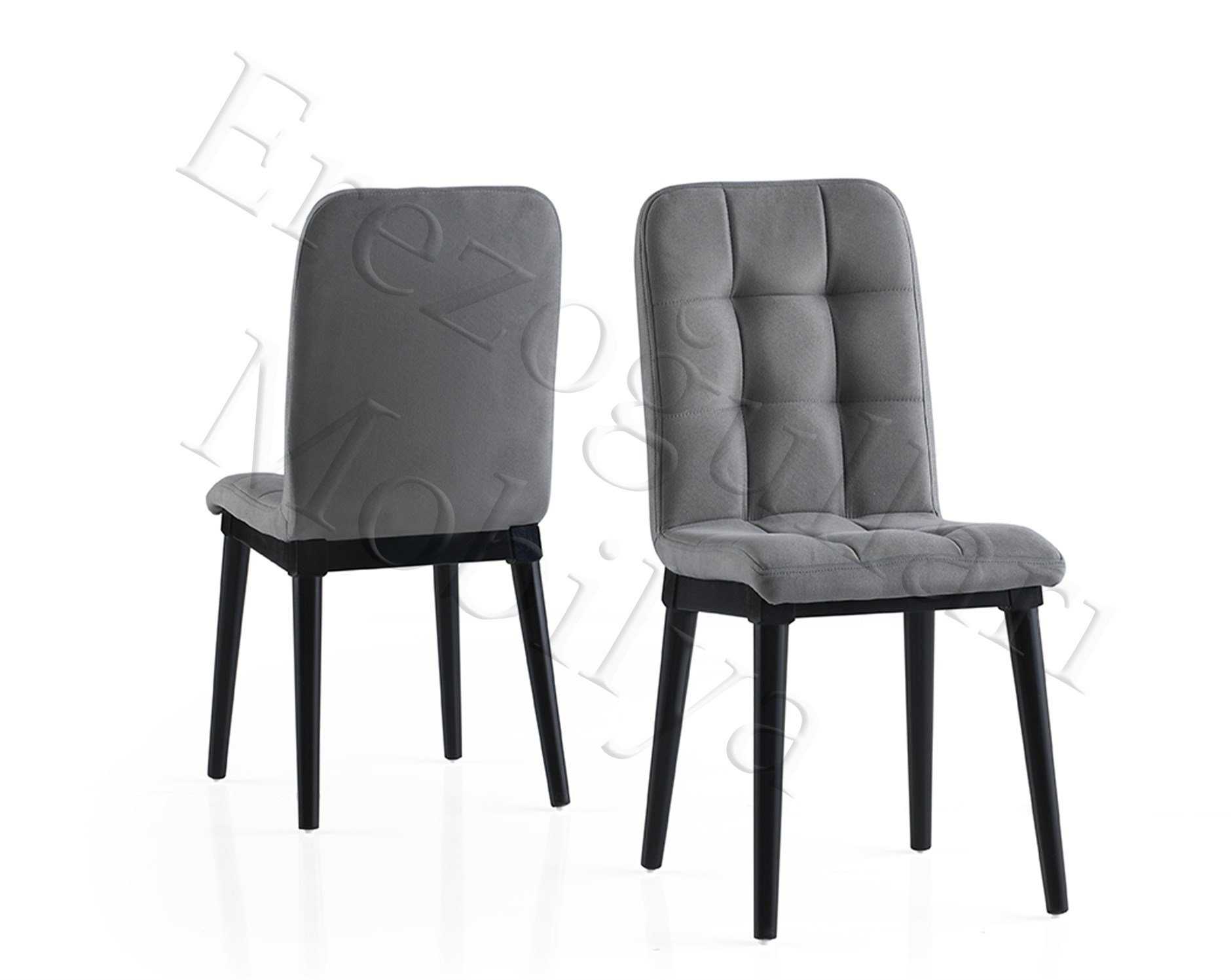 Modern Ahşap Mutfak Sandalyesi Duru 2 Li Set