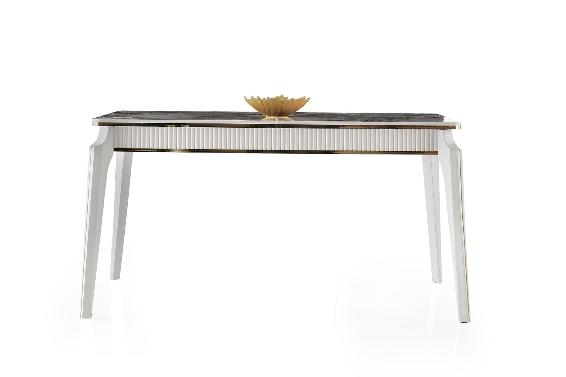 Modern Tasarım Lüks Açılır Yemek Masa Sandalye Takımı 90x145