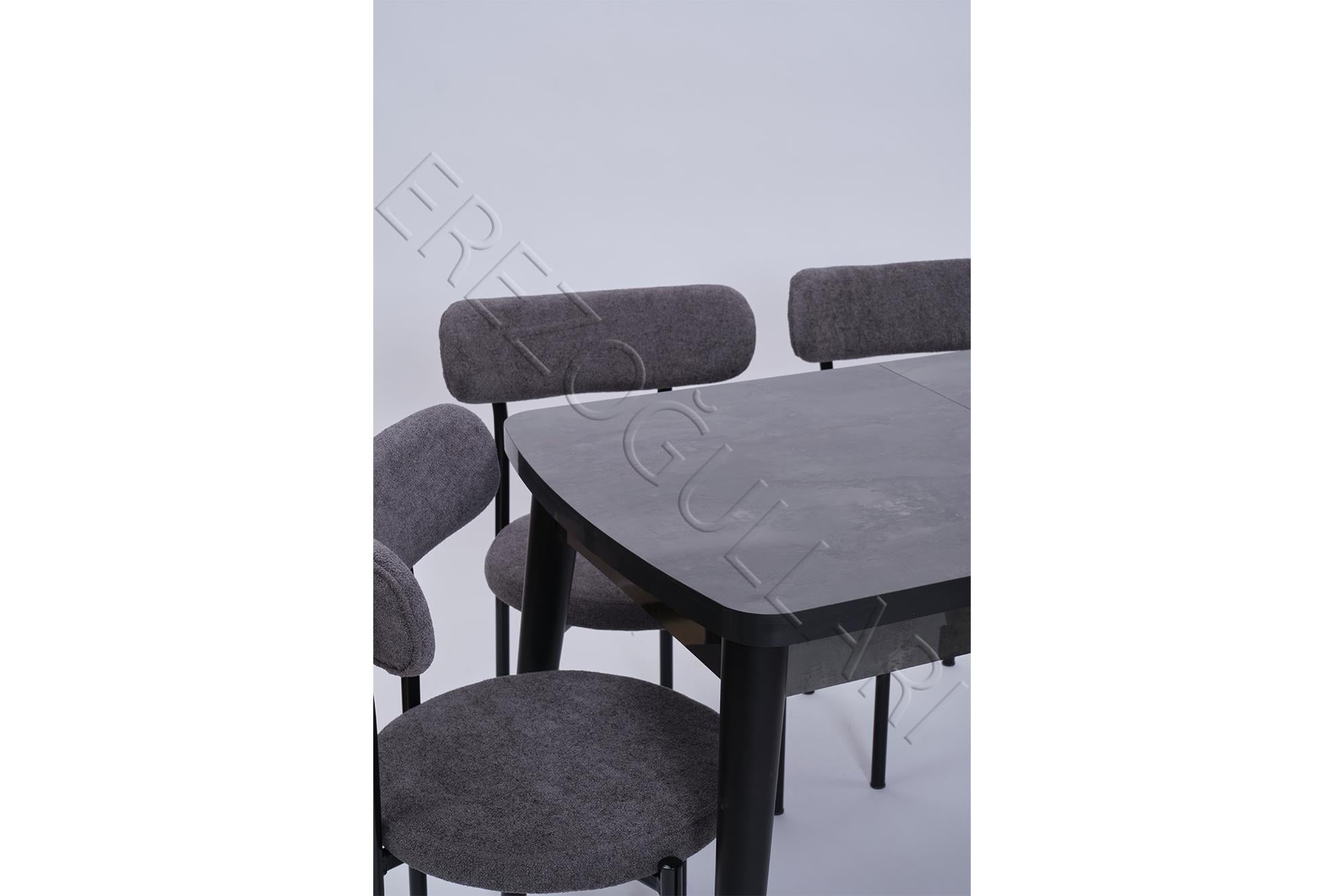 Nehir Alfa Lak Panel Açılır Mutfak Masa Takımı 75x130cm