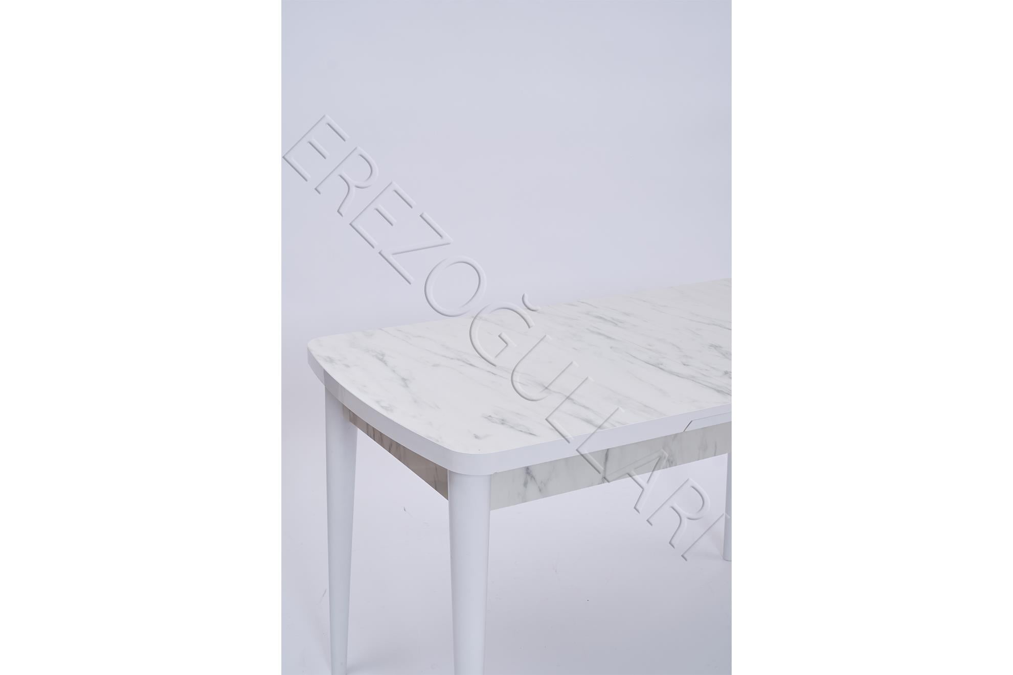 Nehir Beta Banklı Lak Panel Açılır Mutfak Masa Takımı 75x130cm