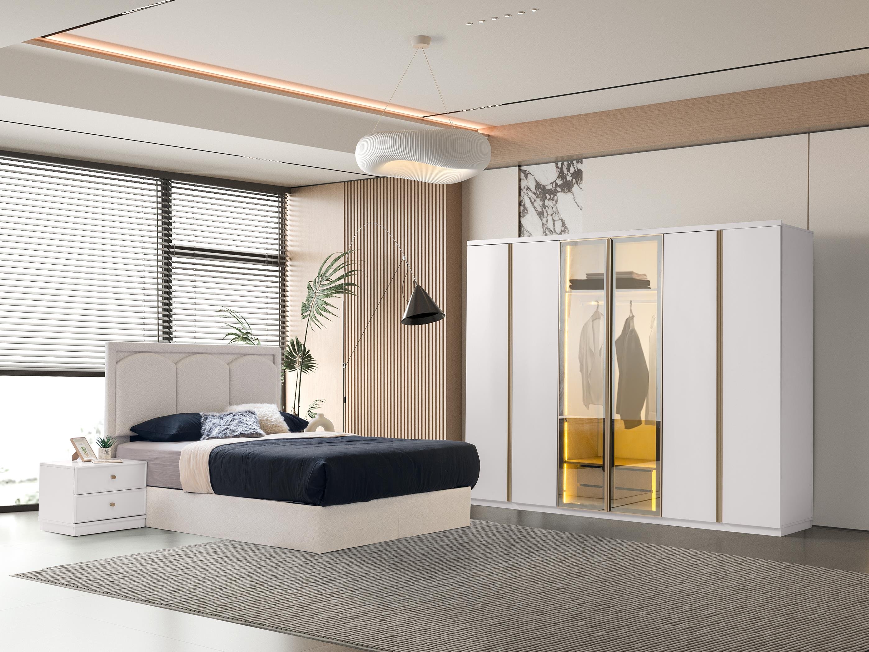 Neom %100 MDF 6 Kapaklı Modern Dolap