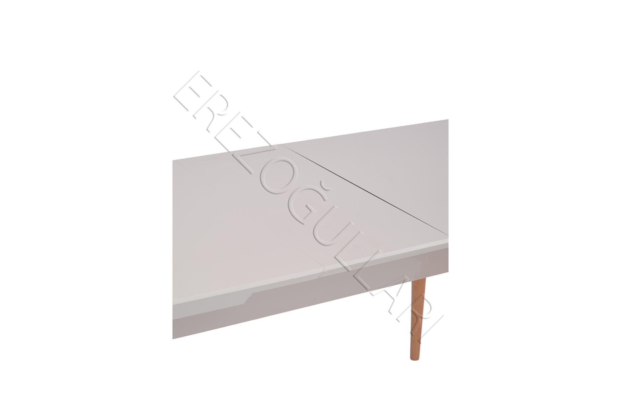 Norte Kum Beyi Lak Panel Mdf Mutfak Masa Takımı 80x130