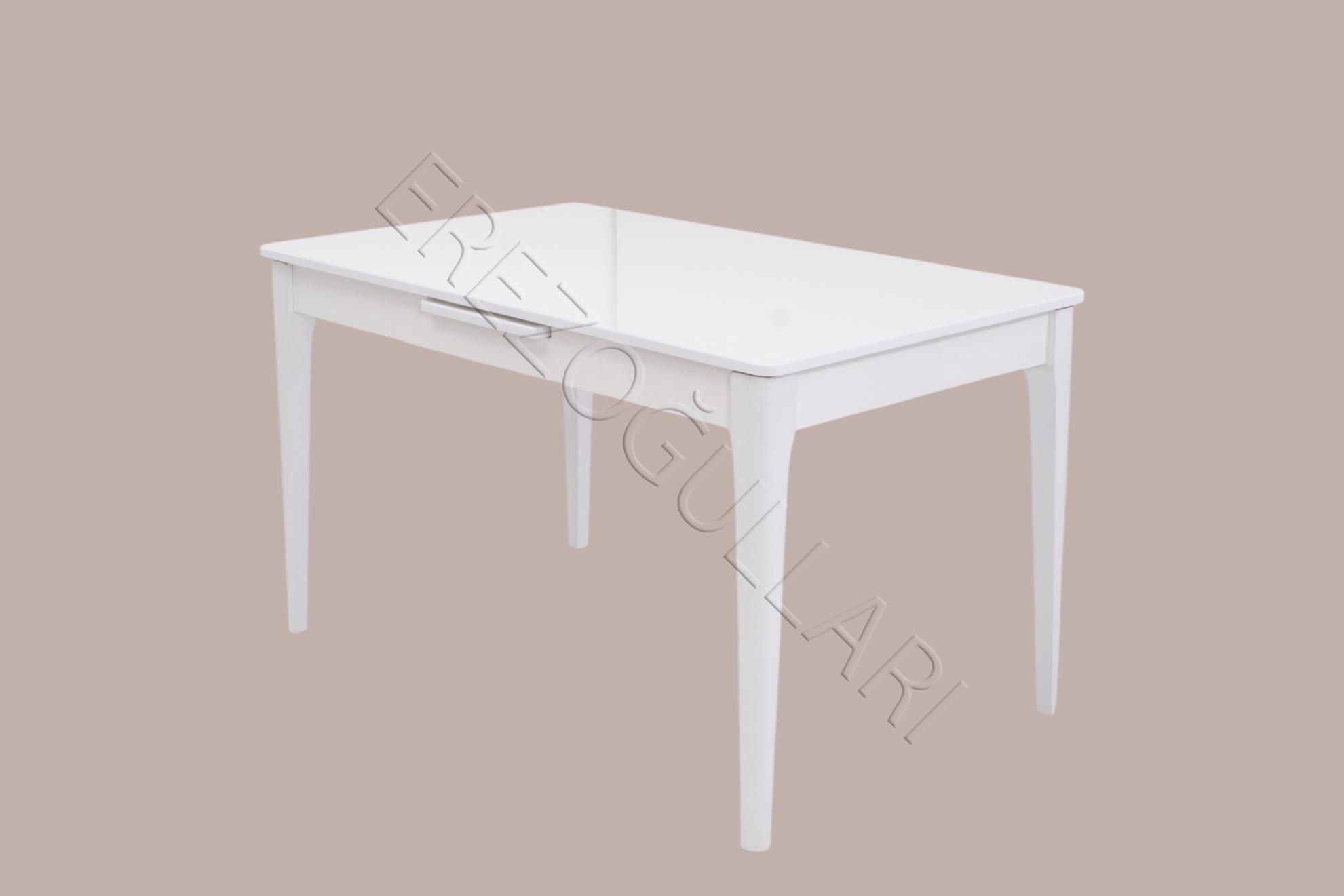 Paris Norte Lak Panel Mutfak Masa Sandalye Takımı 80x130cm