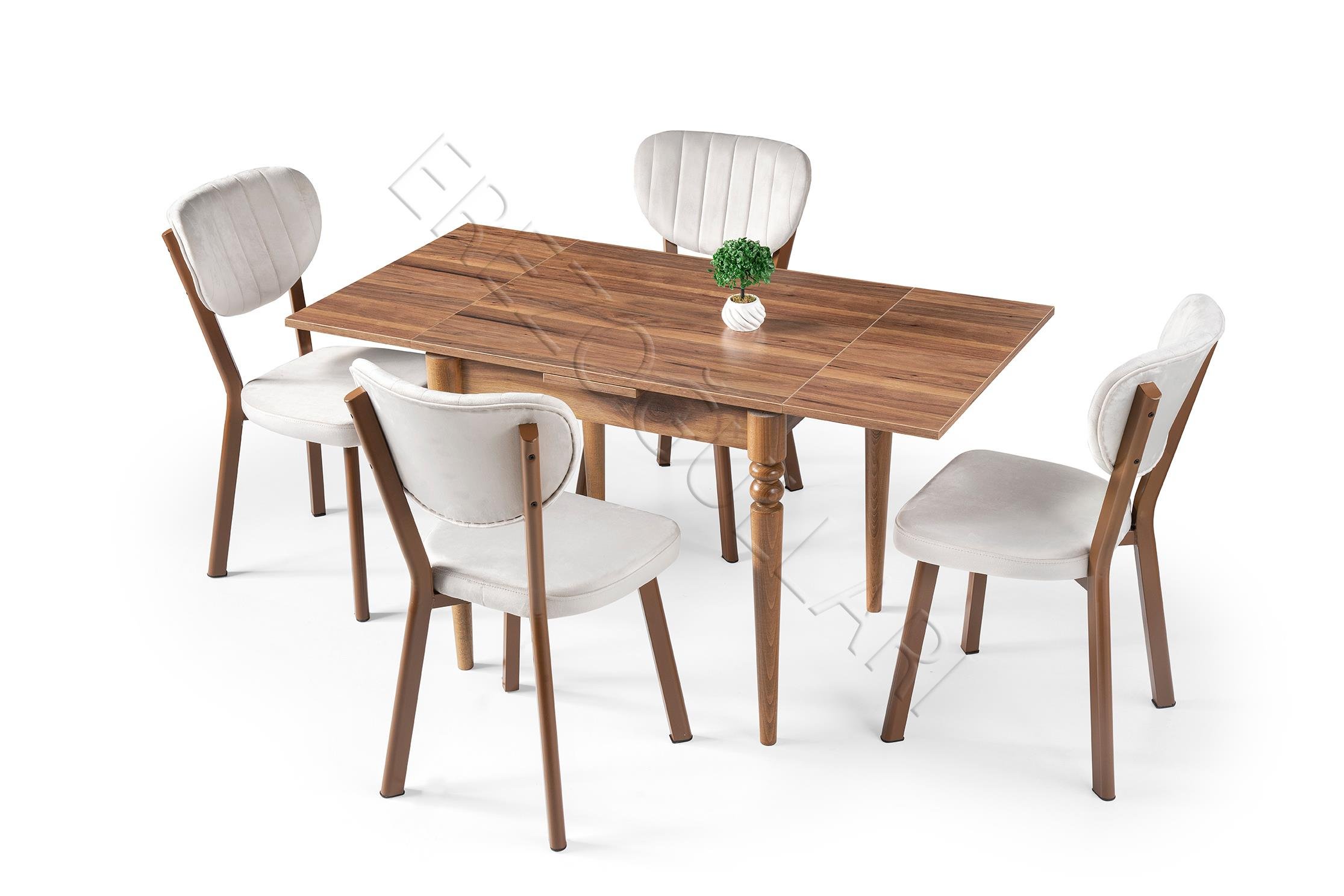 Pınar Star Açılır Mutfak Masa Sandalye Takımı 70x80