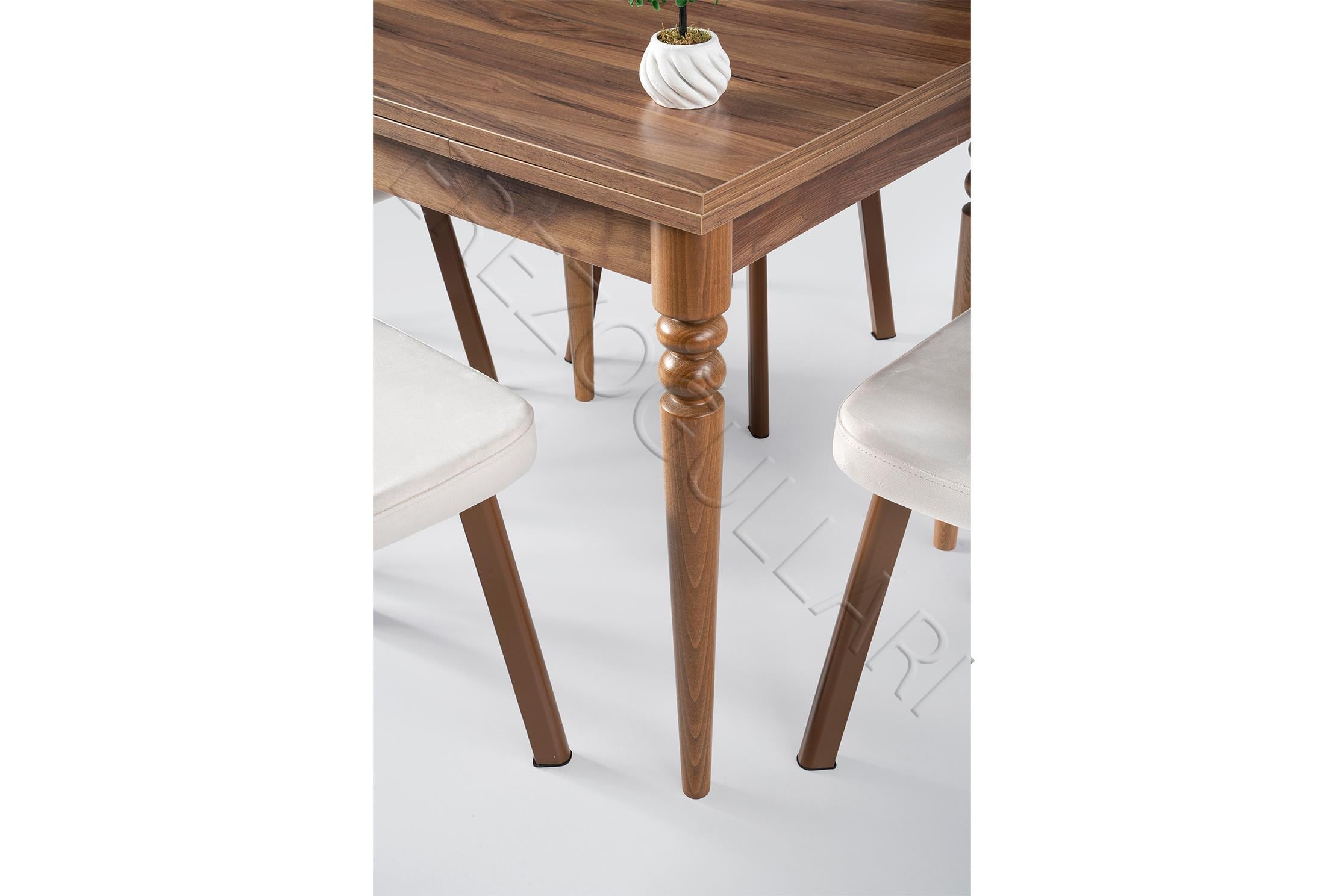 Pınar Star Açılır Mutfak Masa Sandalye Takımı 70x80