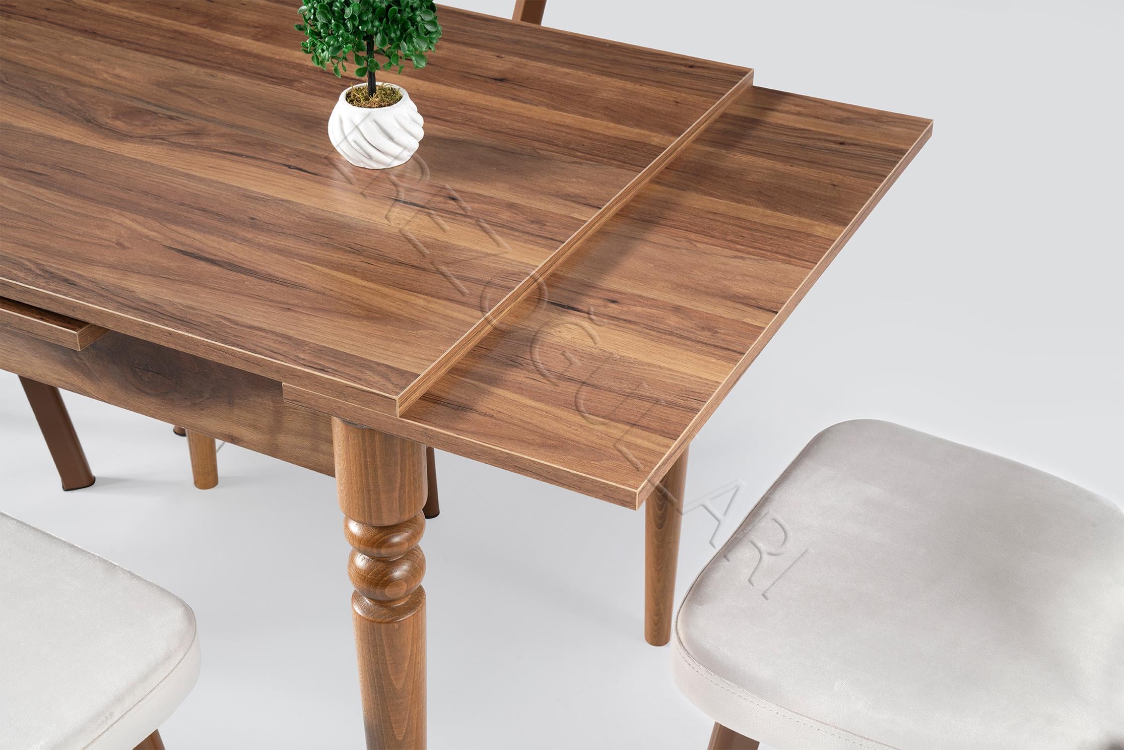 Pınar Star Açılır Mutfak Masa Sandalye Takımı 70x80