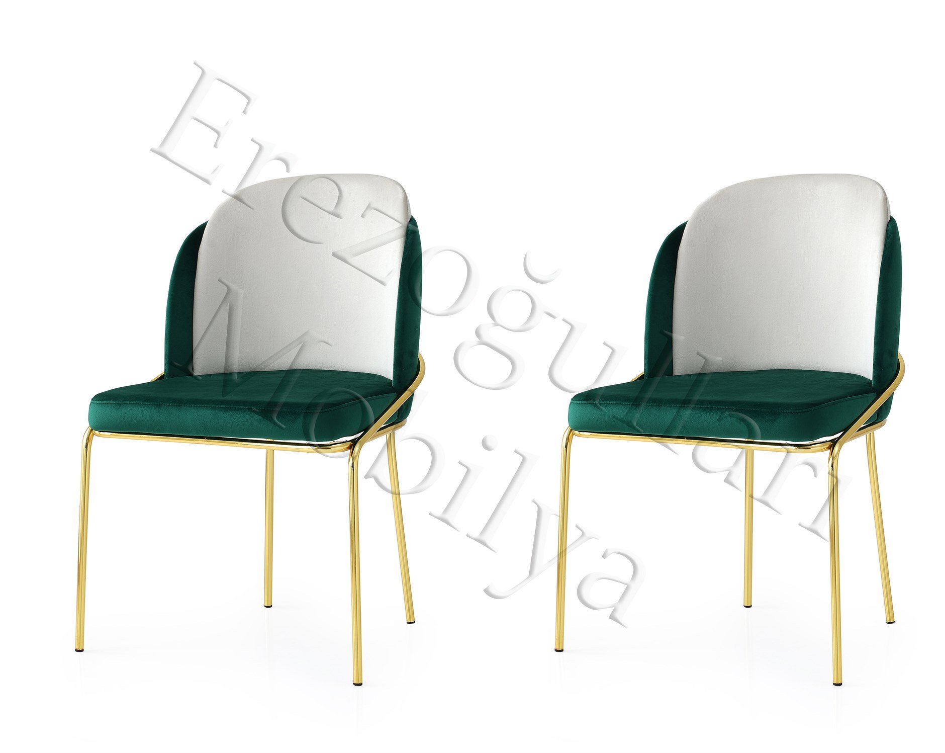 Polo Mutfak Sandalyesi Gold Ayak 2 Li Set