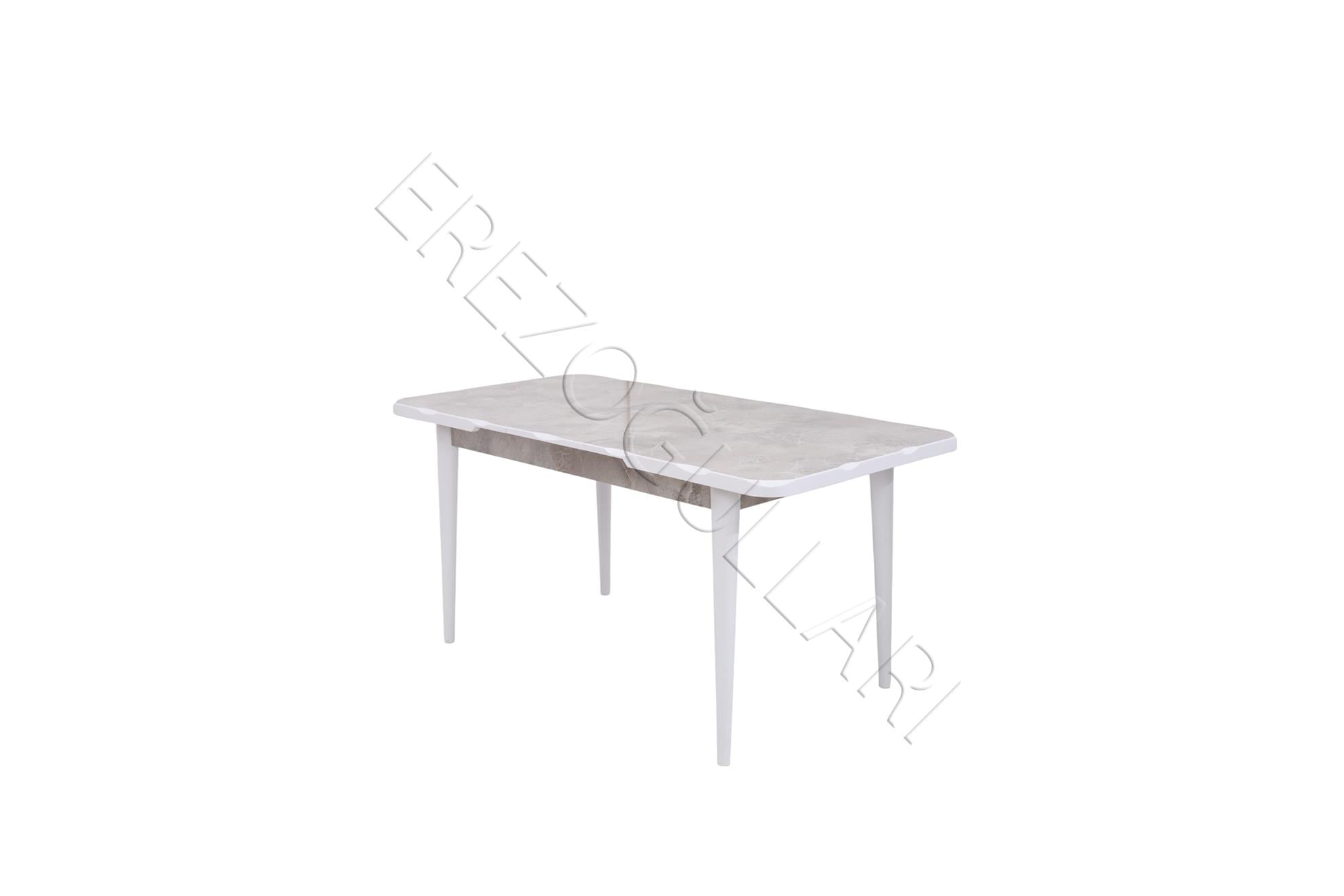 Rambla Mdf Açılır Lak Panel Mutfak Masa Sandalye Takımı 80*130cm
