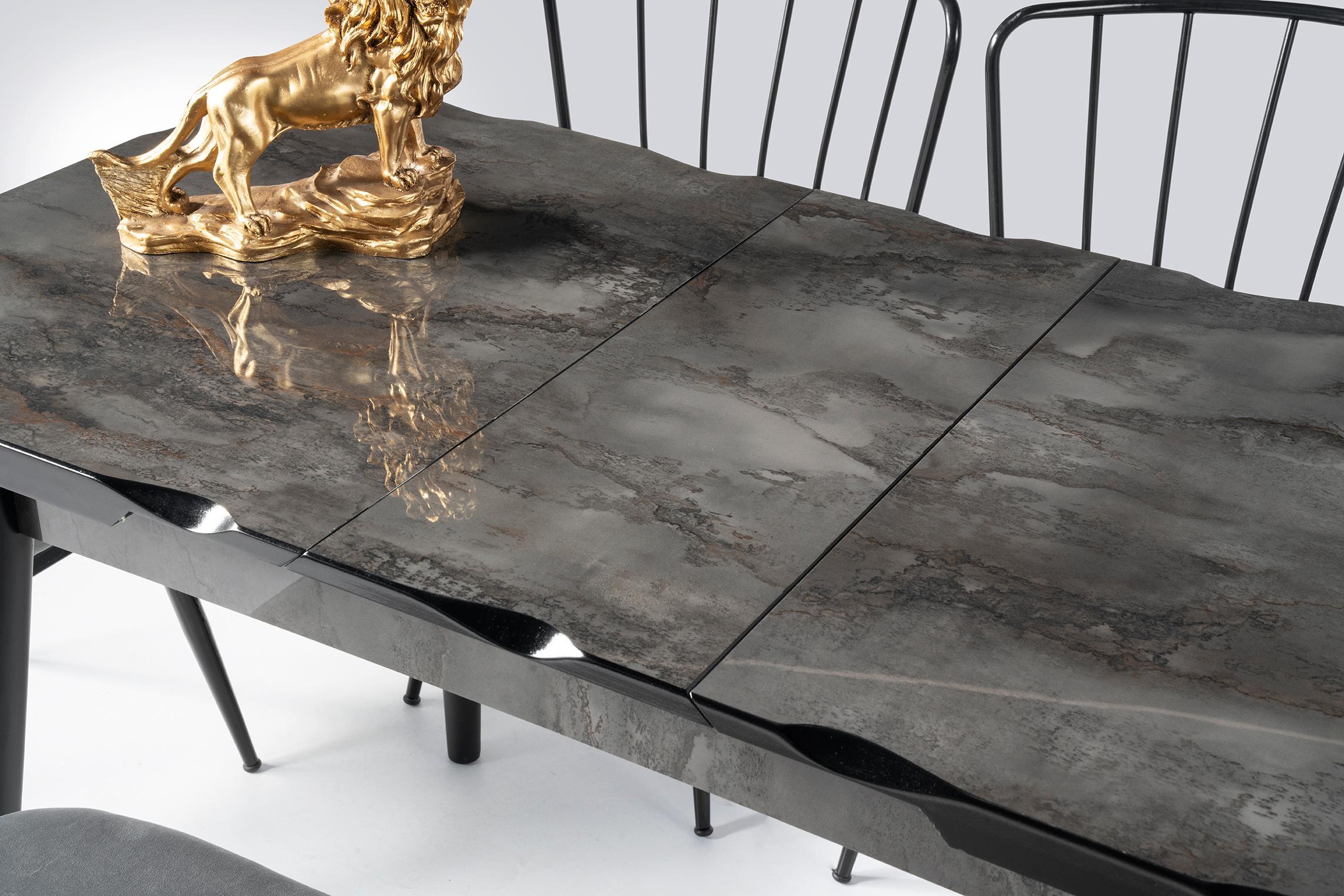 Tekno Elma MDF Açılır Mutfak Masa Sandalye Takımı 60x100 