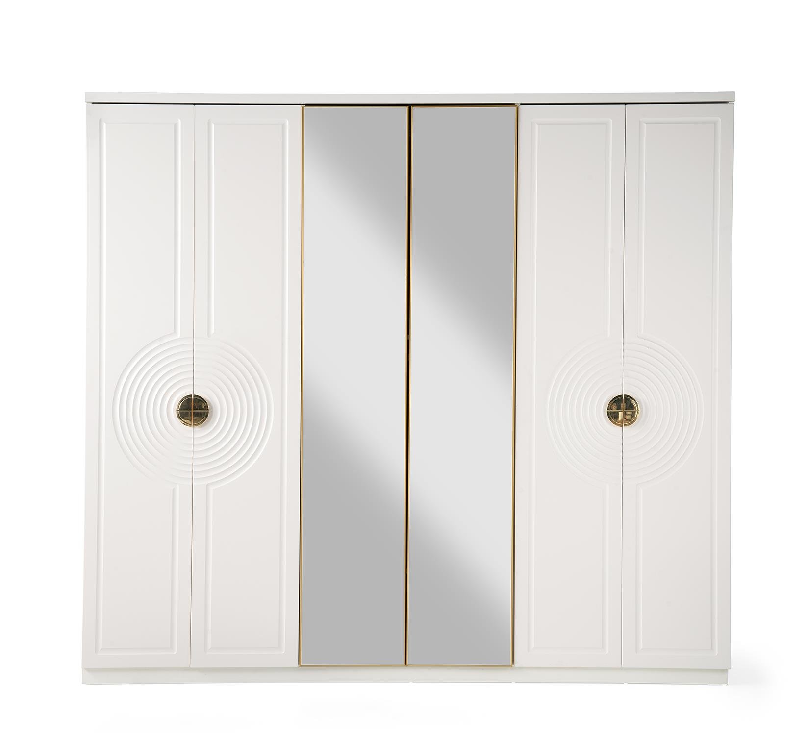 Vega %100 MDF 6 Kapaklı Modern Dolap
