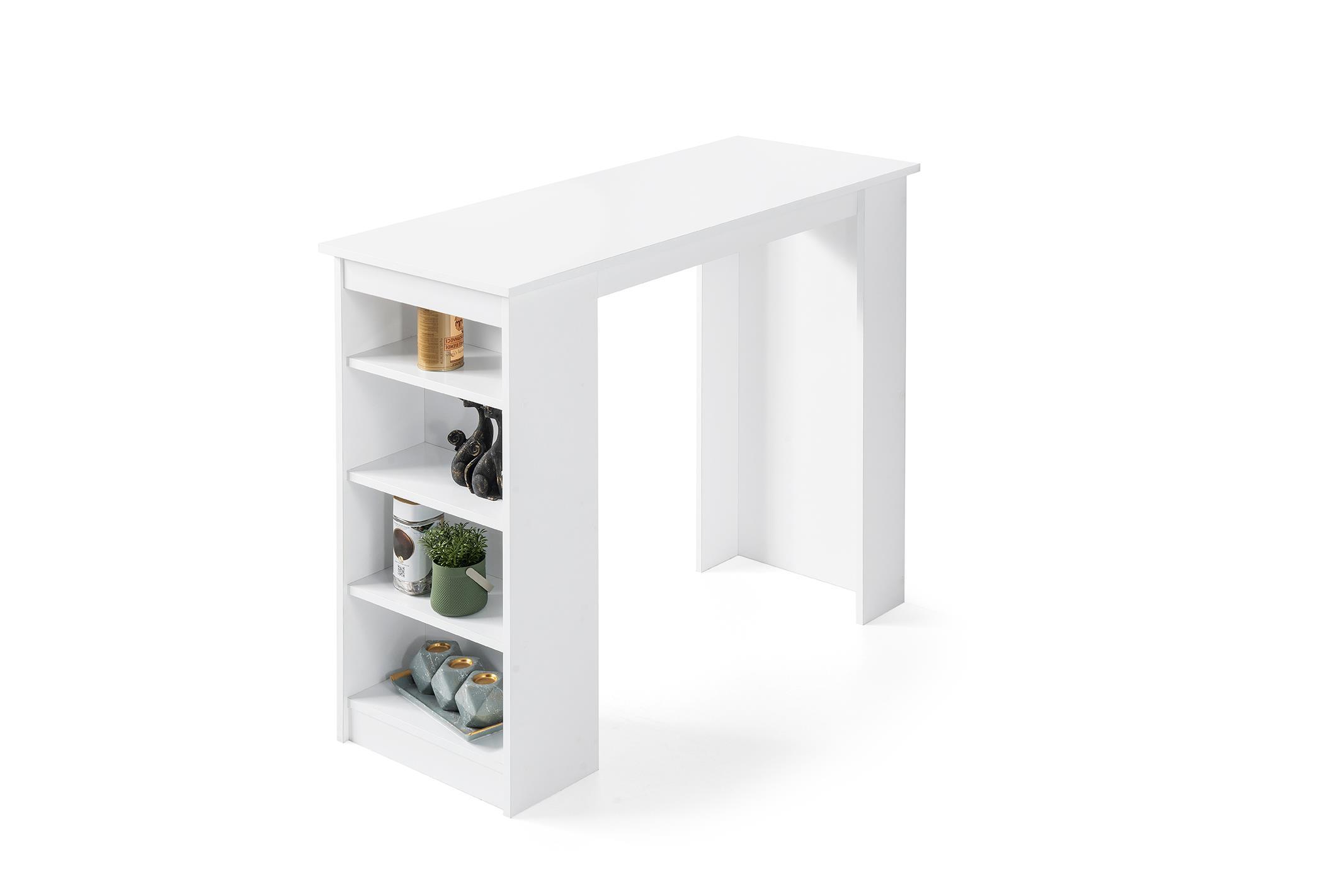 Vista Eylül Bar Raflı Mutfak Masa Takımı 50x120