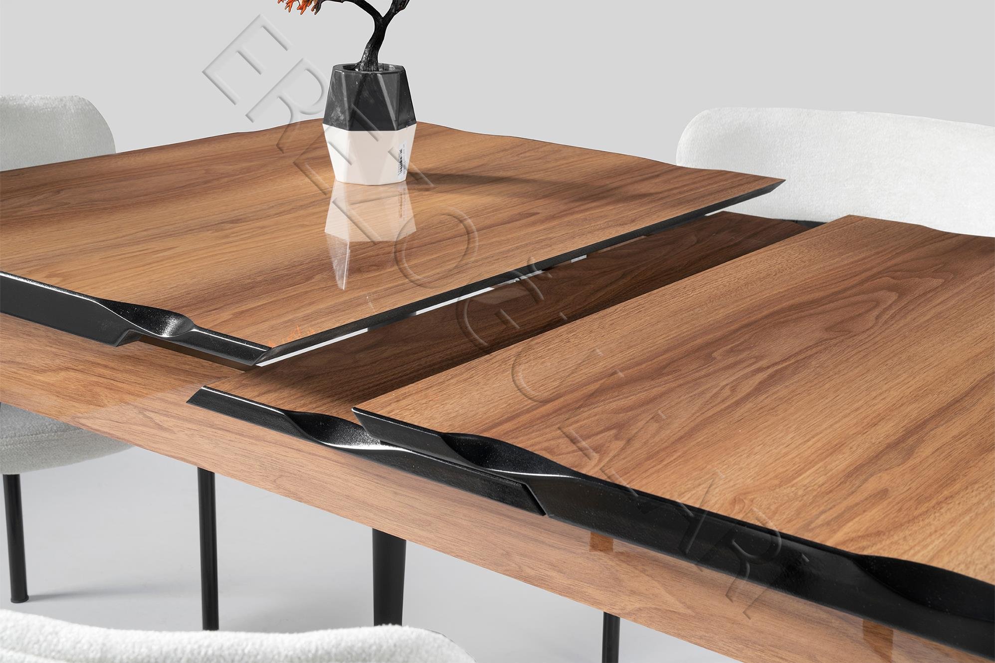 Yakamoz Alfa MDF Mutfak Masa Sandalye Takımı 80x130