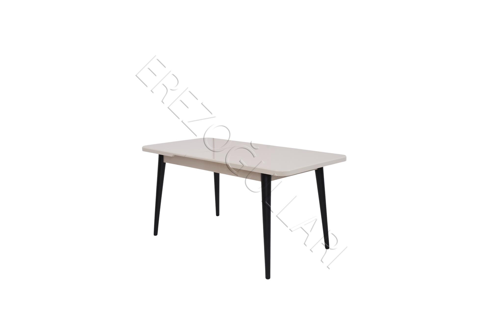 Yakamoz Kum Beji Elma MDF Mutfak Masa Sandalye Takımı 80x130