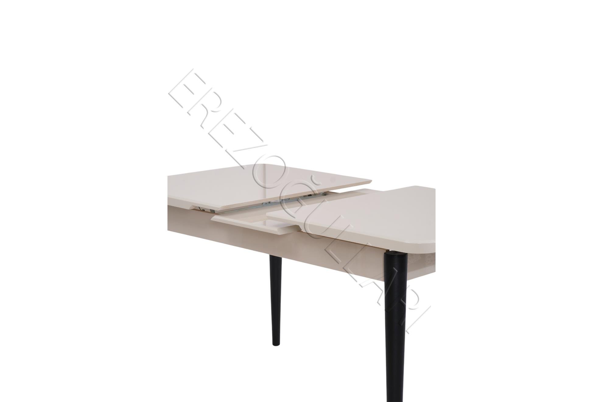 Yakamoz Kum Beji Elma MDF Mutfak Masa Sandalye Takımı 80x130