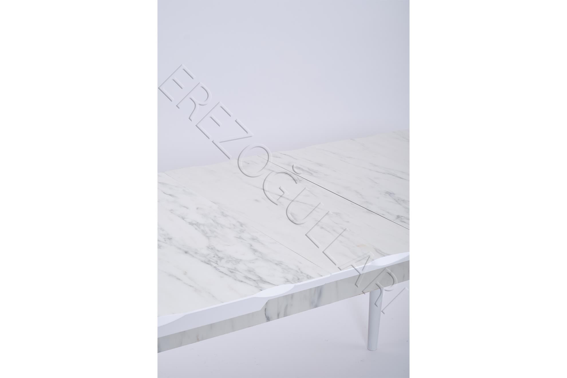 Yakamoz Polo MDF Lak Panel Mutfak Masa Sandalye Takımı 80x130