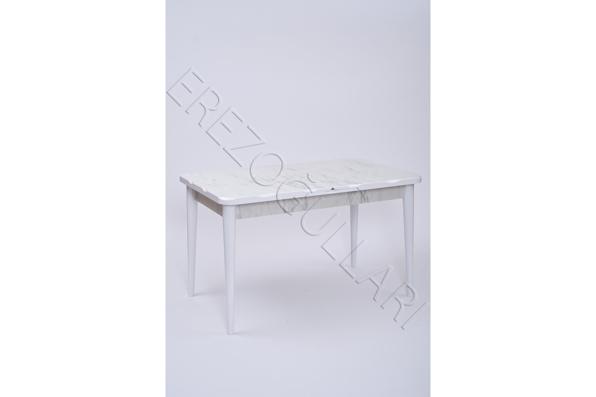 Yakamoz Polo MDF Lak Panel Mutfak Masa Sandalye Takımı 80x130