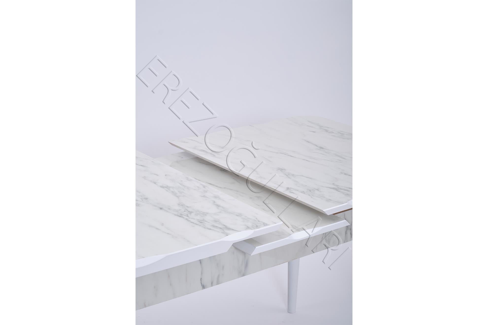 Yakamoz Polo MDF Lak Panel Mutfak Masa Sandalye Takımı 80x130