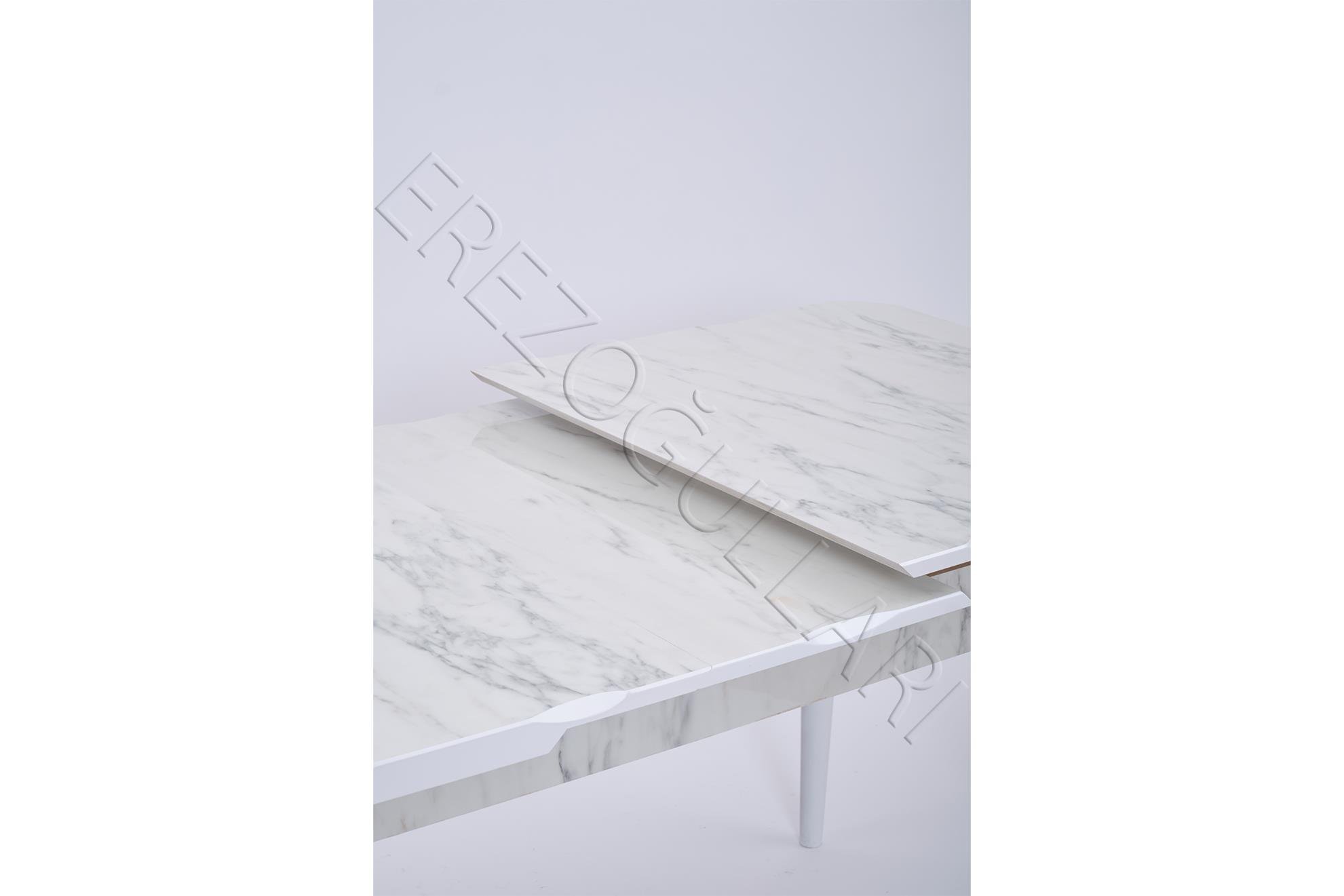 Yakamoz Polo MDF Lak Panel Mutfak Masa Sandalye Takımı 80x130