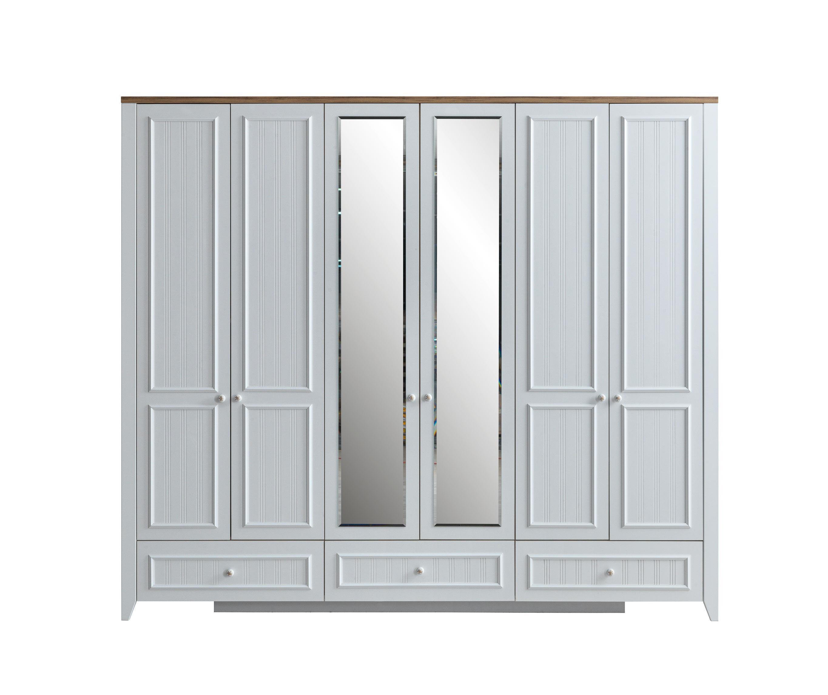 Yalı 6 Kapaklı Modern Yatak Odası Takımı Bazalı