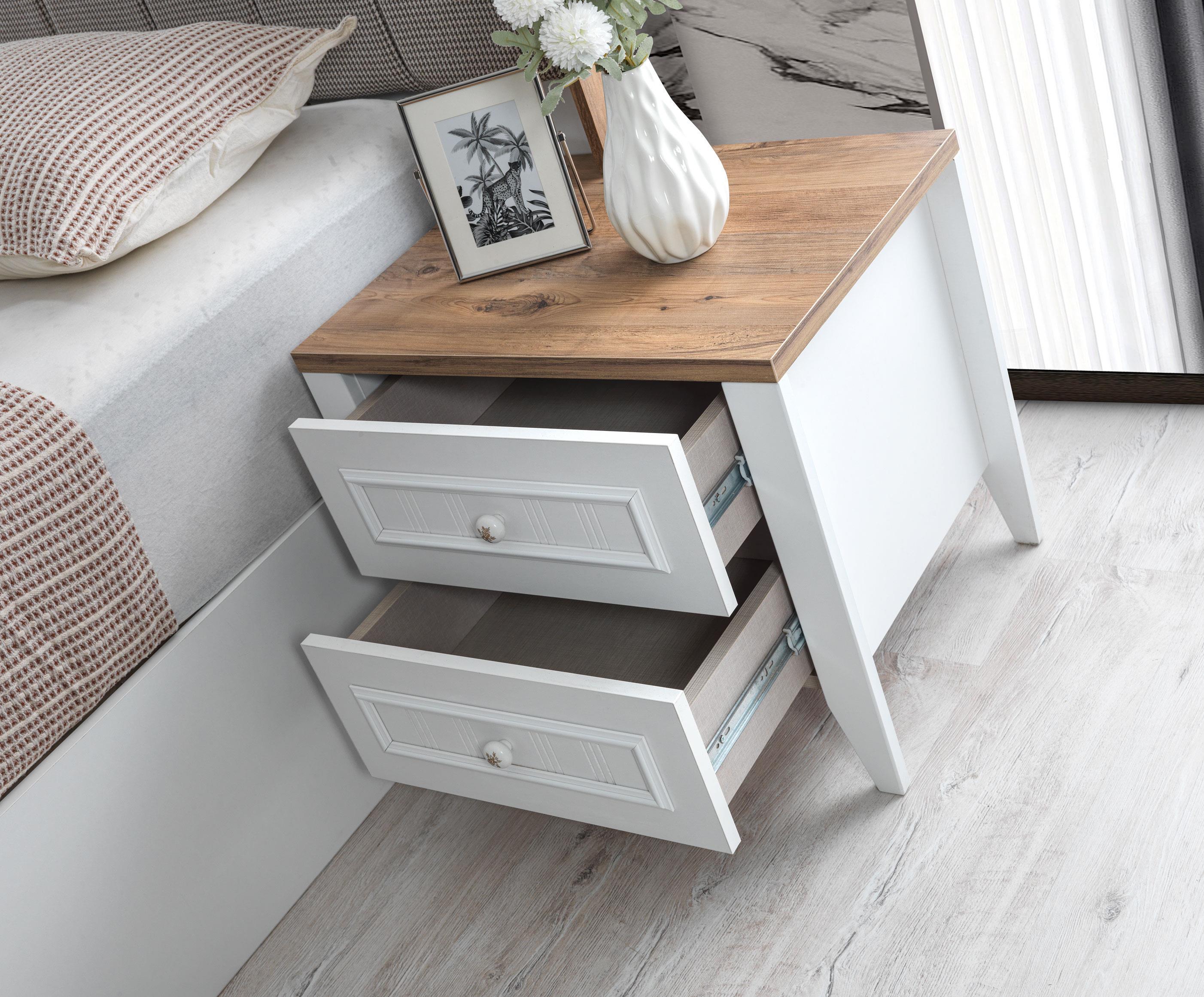 Yalı 6 Kapaklı Modern Yatak Odası Takımı Bazalı